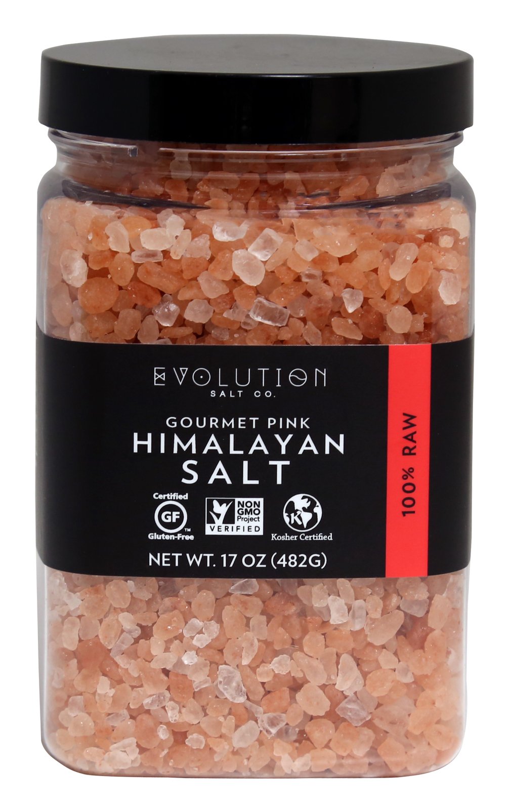 Evolution Salt - Himalayan Pink Salt Coarse Grind, 17 oz