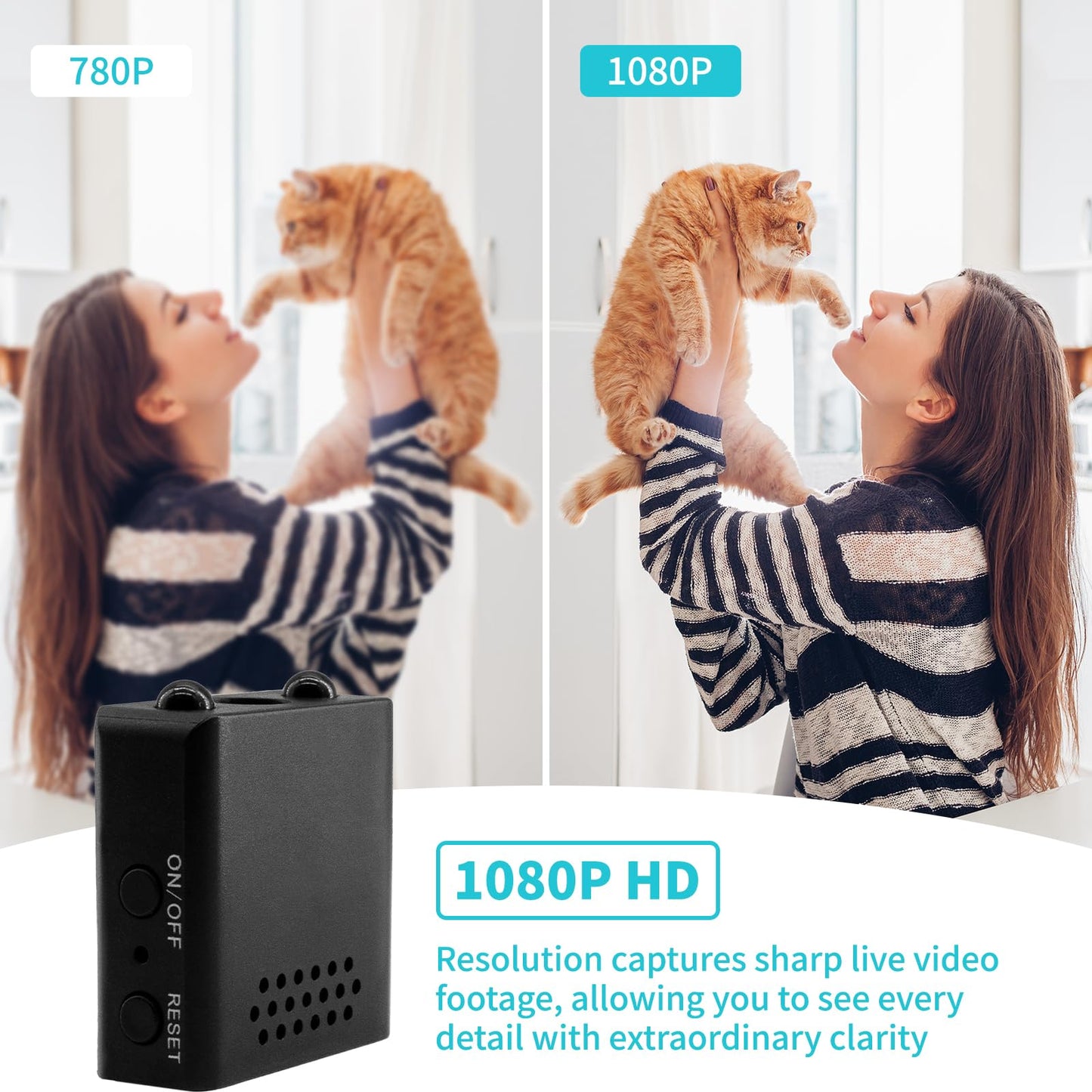 Mini Security Indoor HD Camera 2026 Only 0.5 Inch Small Home WiFi 1080P Micro Nanny Cam with Wide Angle,Cloud & SD Storage,Night Vision,Can No Need WiFi Cams Indoor Tiny Cameras for House Outdoor