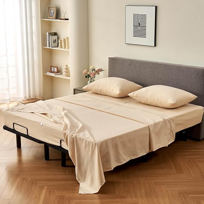 Kingnex 28-30 Split Top King Sheets Set