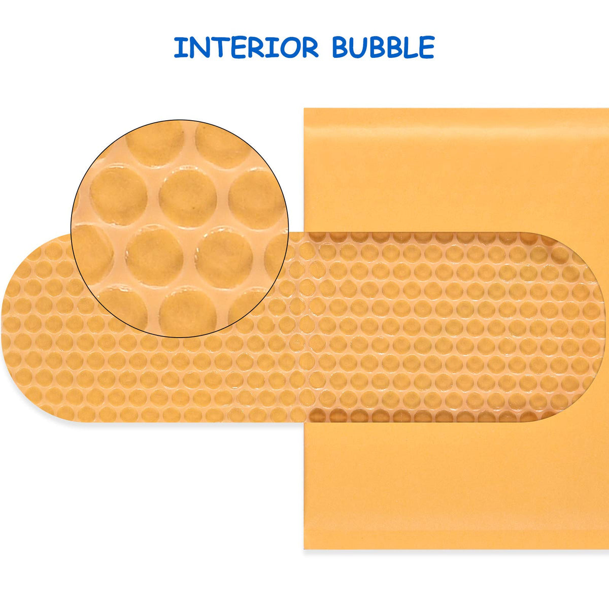 Pacific Mailer Bubble Mailer #0 Kraft Bubble Mailers Strong Adhesion Padded Envelopes Packaging for Small Business [7.25x9 (Usable Size 6.5"x9"), Self Seal, Pack of 50]