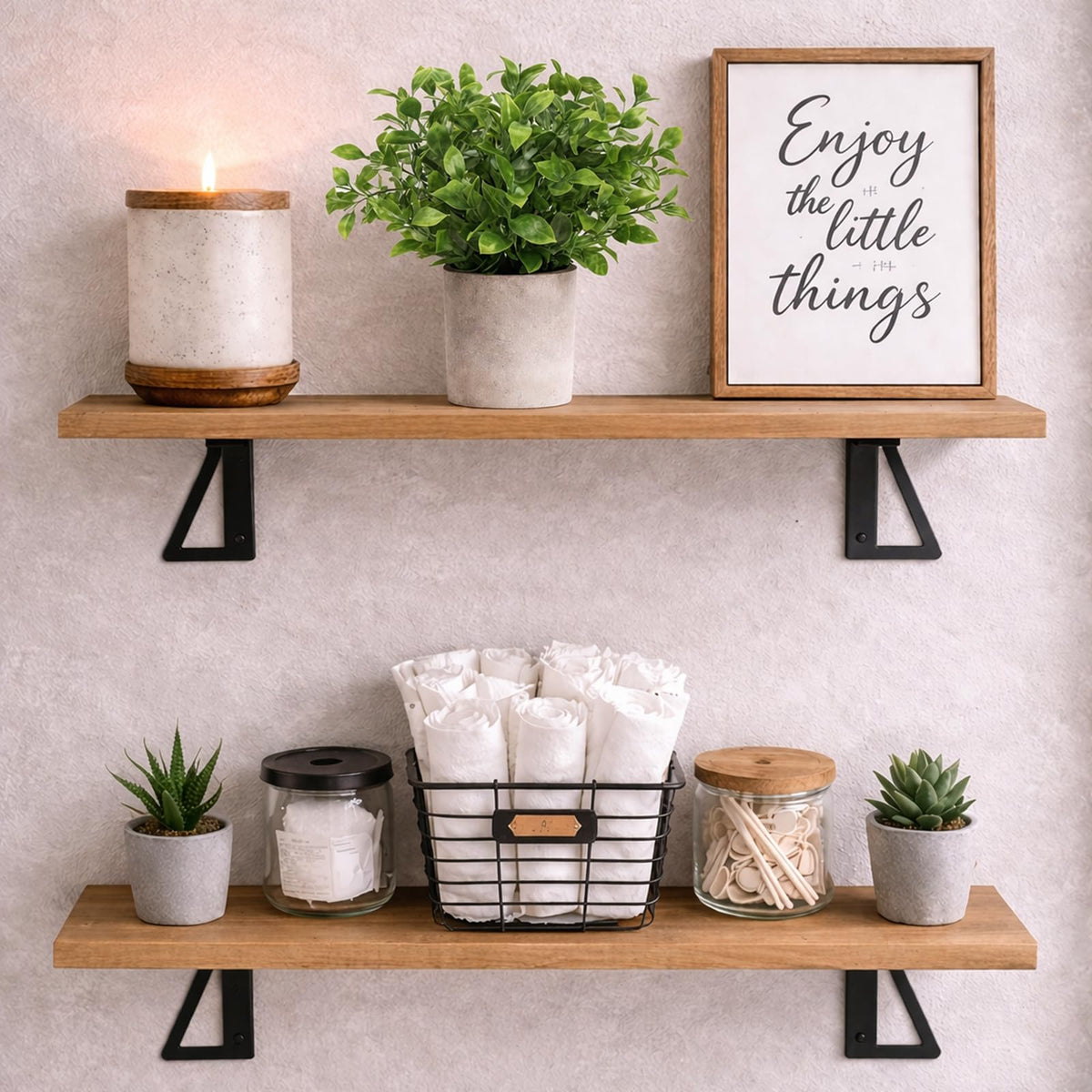 NyxGarden Small Plants Decor-Set of 3 Mini Artificial Plants, Lifelike Potted Greenery for Bathroom, Desk & Shelf Decor, No Maintenance Fake Plants for Home & Office Styling