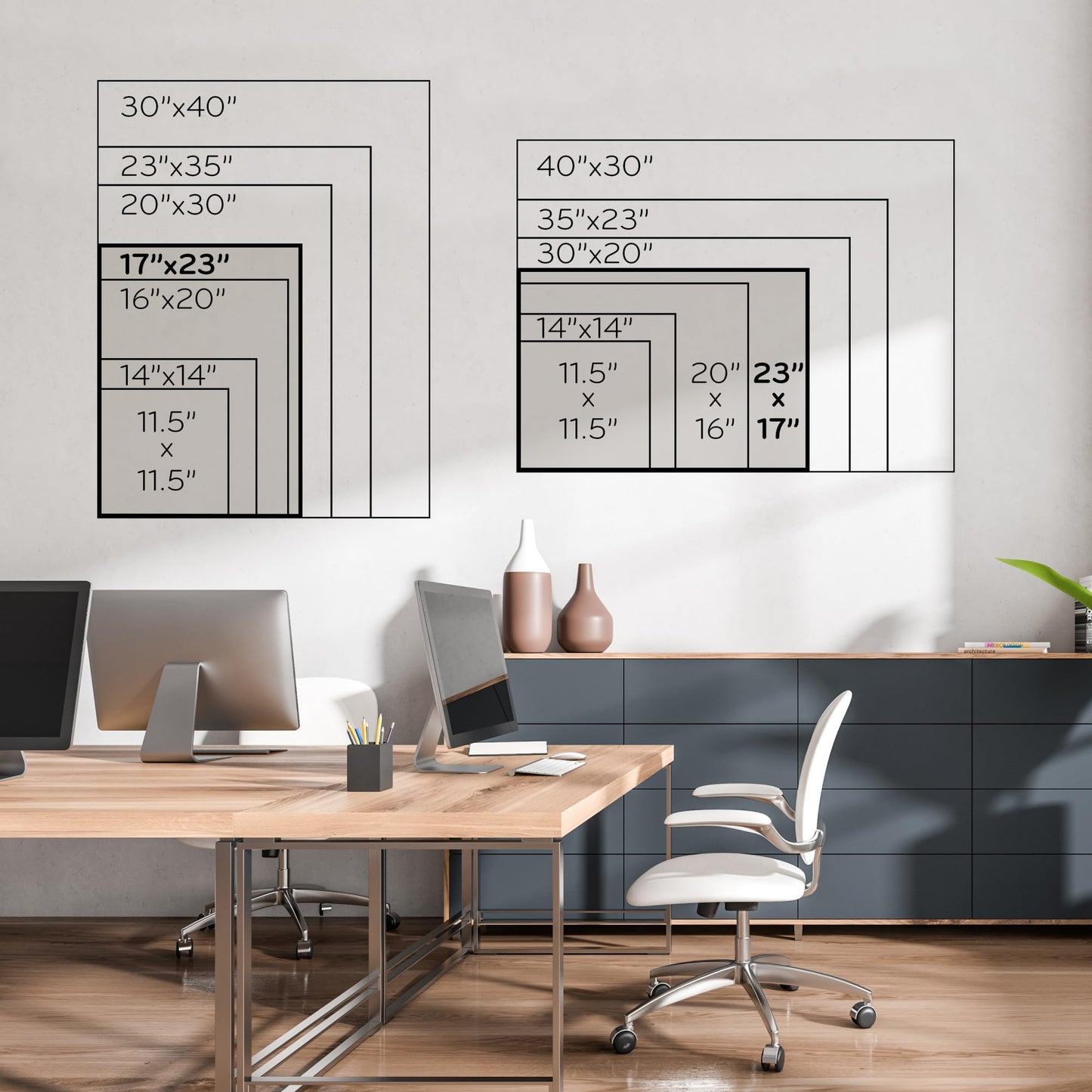 U Brands Magnetic Dry Erase Calendar White Board, 16" x 20", Silver Aluminum Frame, Includes Magnet and Marker