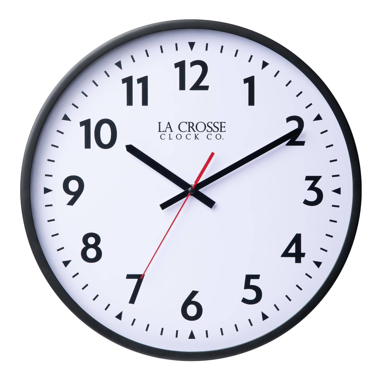 La Crose Clock 404-3841-INT 16-Inch Commercial Silent Sweep Analog Quartz Clock