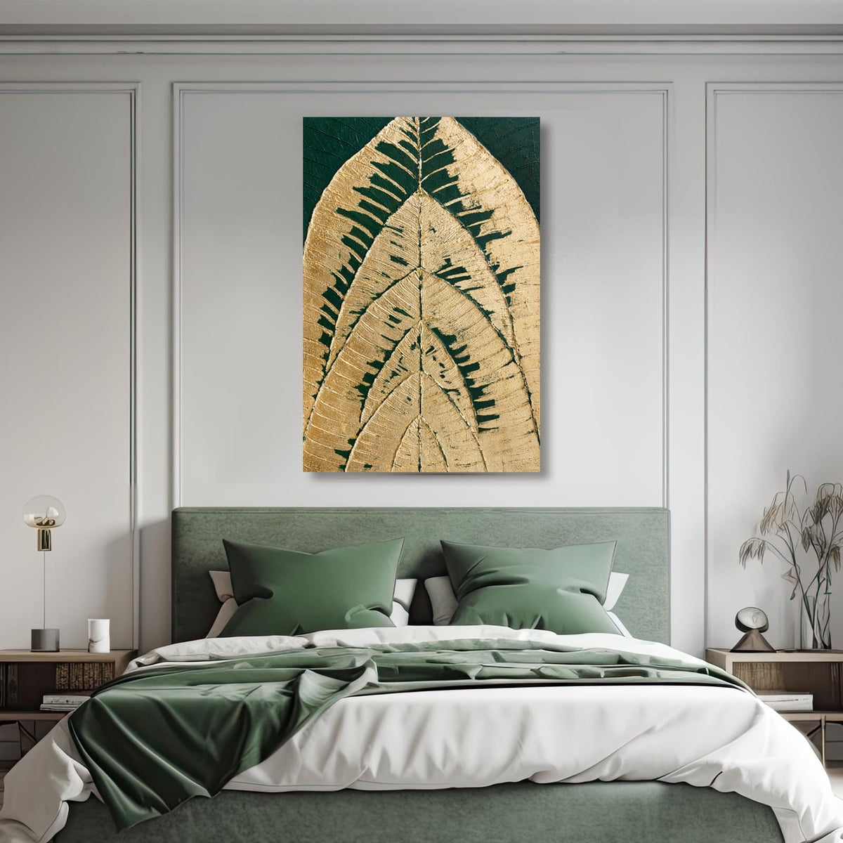 SOUGUAN Abstract Paintings Wall Decor Black and Gold Wall Pictures Modern Wall Art 24"x36" Artwork for Office Artwork for Dining Room Area