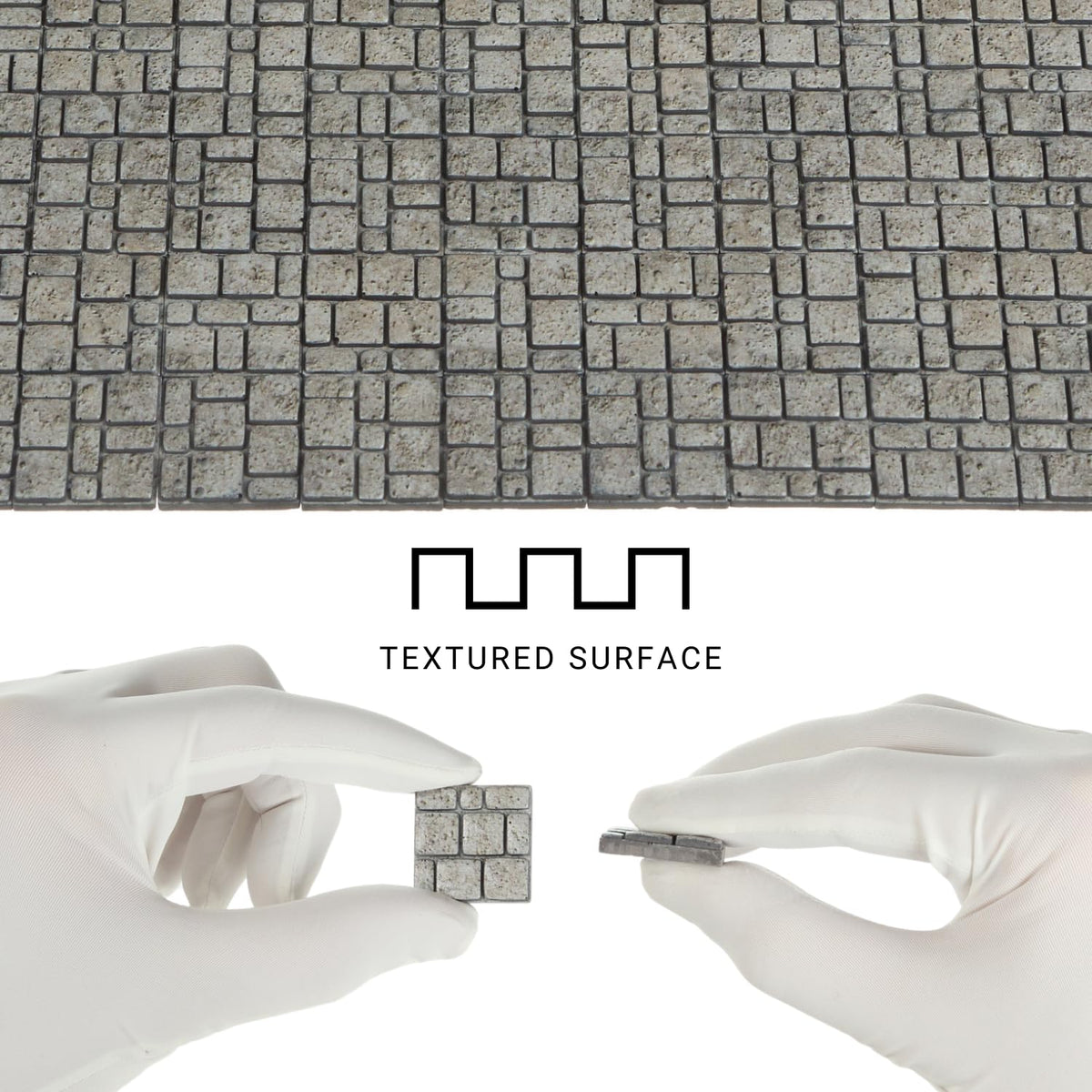 100pcs, Dollhouse Miniature Paving Stones, Tiles for Modeling, Fairy Garden, and Tabletop Terrain, REDUCIO!