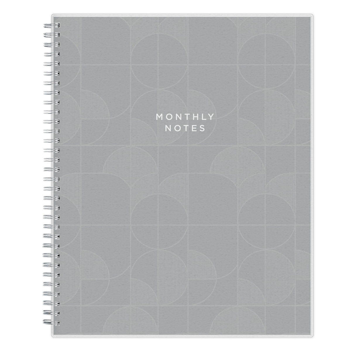 Blue Sky Note Taking Planner, Undated Planning Calendar, Monthly Layout, 8.5" x 11", Flexible Cover, With 120 Lined Notebook Pages, Durable Twin Wire Binding, Includes Snap In Bookmark, Zenra