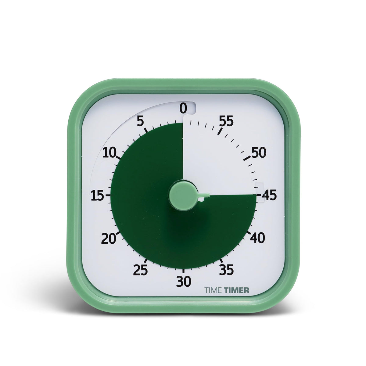 TIME TIMER Home MOD – 60-Minute Visual Timer, Home Edition, Silent Operation, for Homeschool Supplies, Study, Office & Meetings (Fern Green)