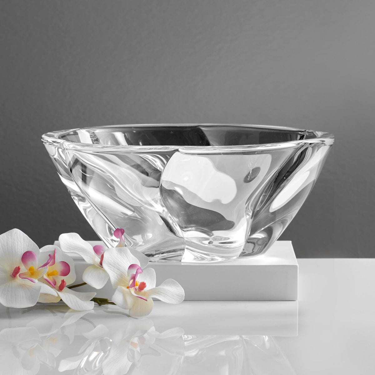 Mikasa Cassia Crystal Glass Bowl, 11 Inch
