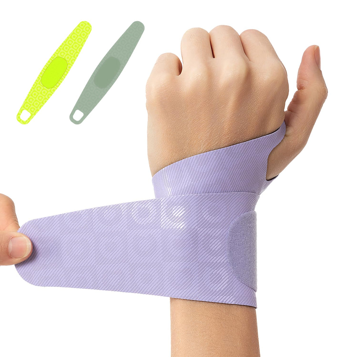 Adjustable Wrist Brace for Pain Relief, Carpal Tunnel & Tendonitis Support – Ergonomic Compression, Breathable & Anti-Slip Design, Fits Left & Right Hand, Ideal for Sports, Gaming & Office Use 2pcs