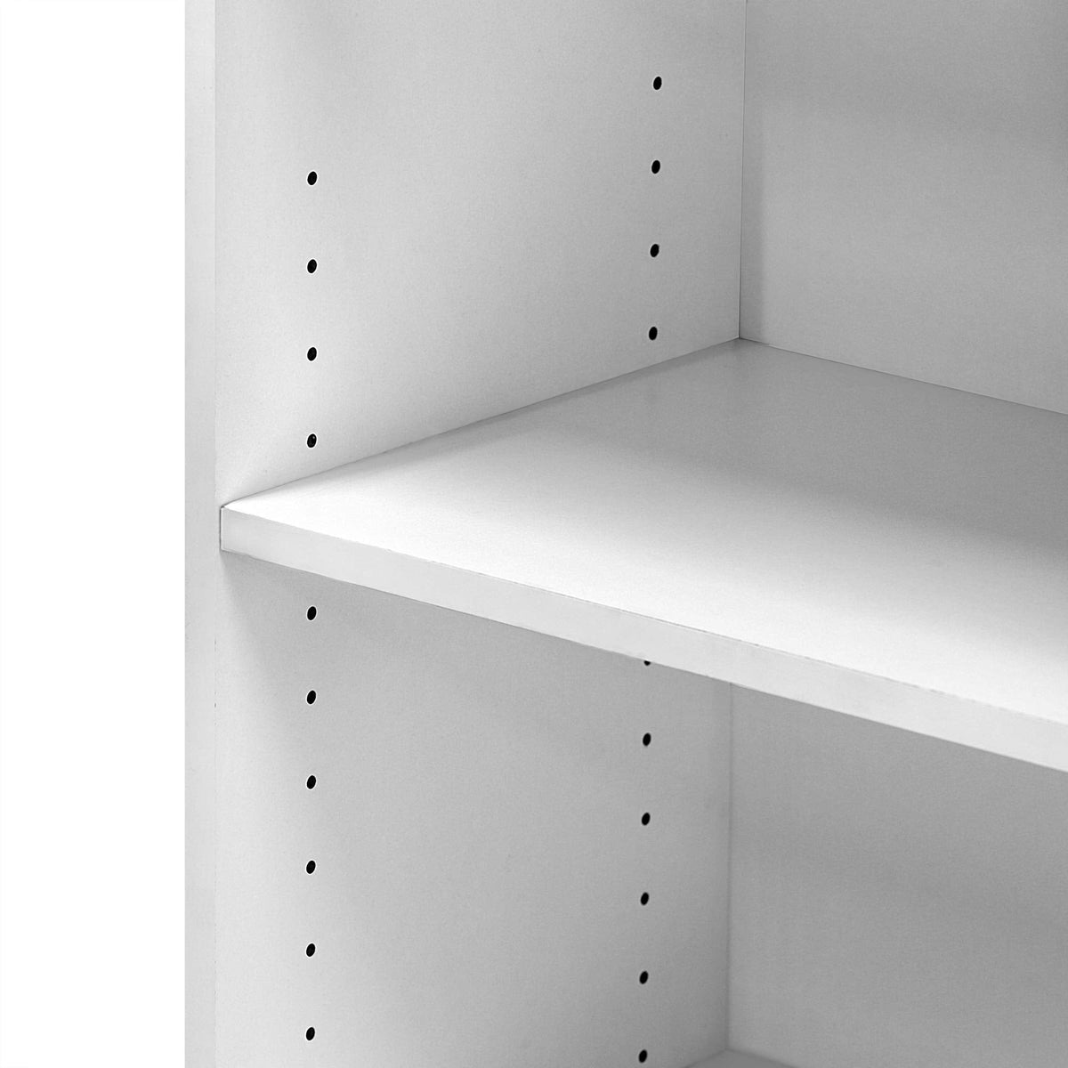 Furinno WRIGHT Book Shelf, 3-Tier Modern Bookshelf, Bookcase with Closed Back, 11.6" x 24.5" x 35.3", for Living Room, Bedroom, Home Office, Soft White