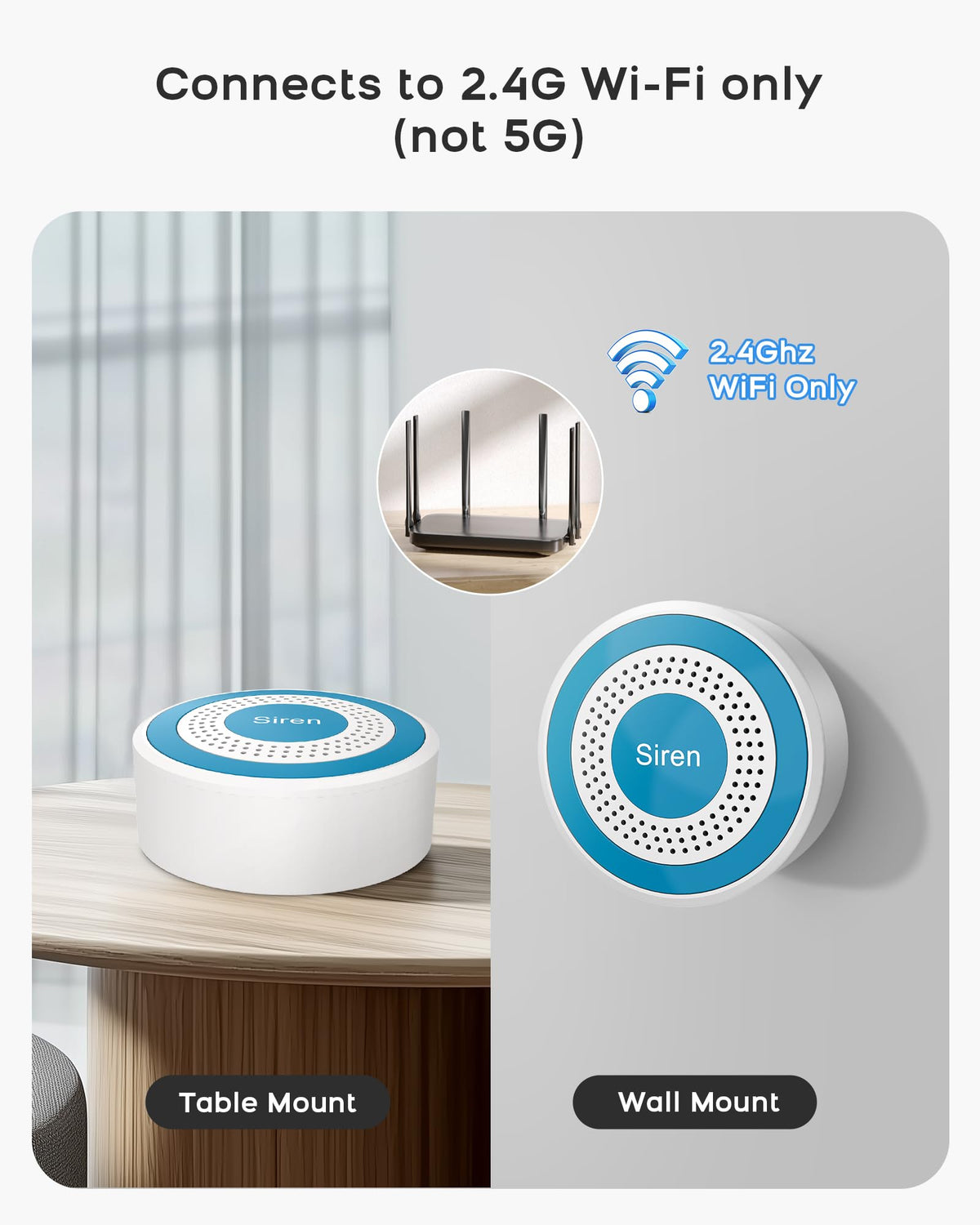 Clouree Alarm System for Home Security, Wireless Alarm System 20 Piece Kit with Phone APP Alert Alarm Siren Door Window Sensor Motion Sensor Compatible with Alexa No Contract Ideal for Home, Apartment