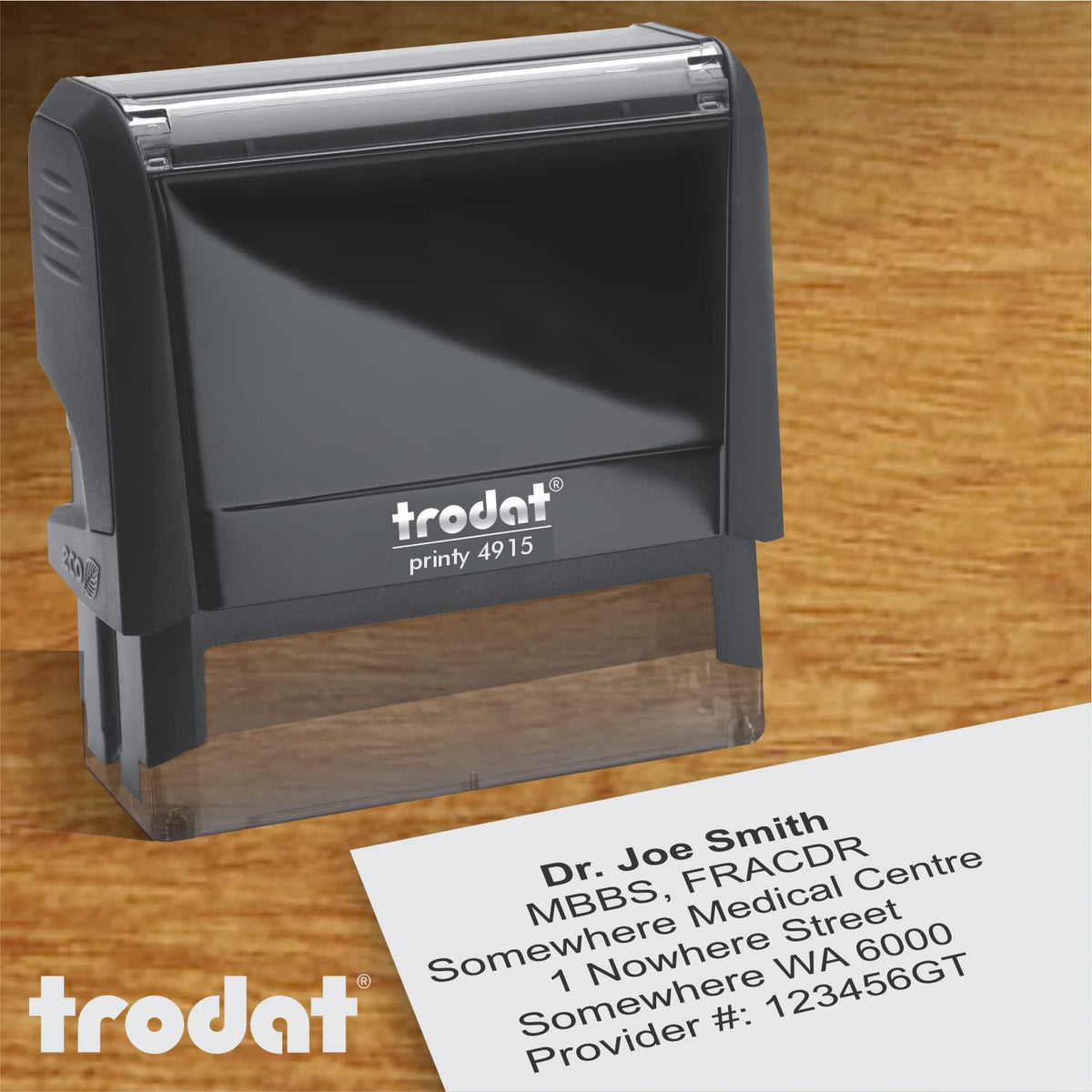 Extra Large Custom Self-Inking Personalized Return Address Stamp - Customizable Up to 6 Lines of Text - Small Business Essentials, Shipping, Work, Office Supplies, Refillable Customized Rubber Stamp
