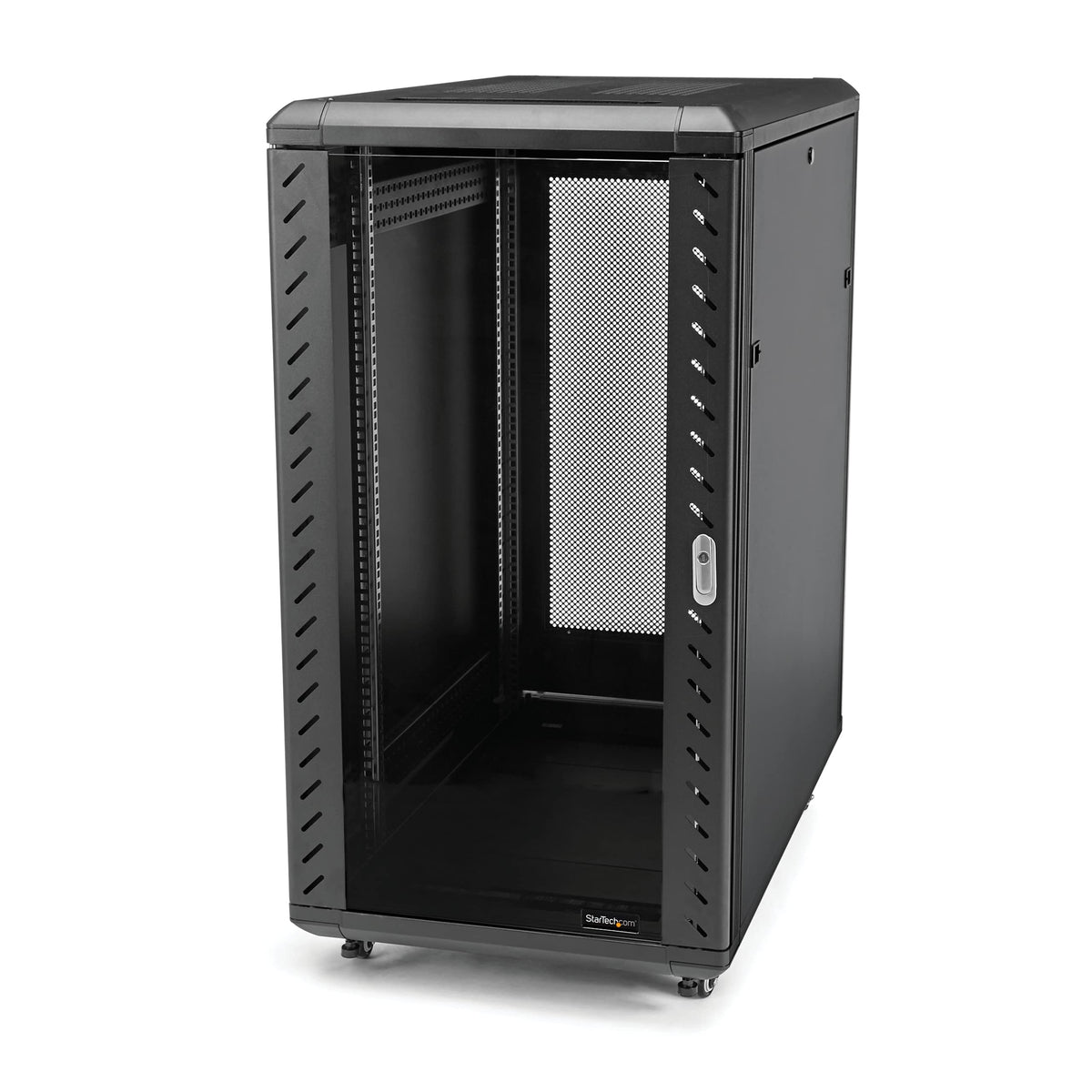 StarTech 18U Enterprise-Grade Server Rack Cabinet, 19in Enclosed 4-Post Rack with 33in (83cm) Mounting Depth and 1764lb (800kg) Weight Capacity