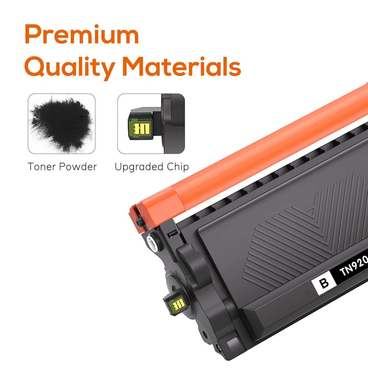 TN920XL TN920 Toner Compatible for Brother TN-920 XL TN920XL TN920XXL TN920UXXL Toner Replacement for HL-L6210DW HL-L6210DWT HL-L5210DN HL-L5210DW HL-L5210DWT HL-L6310DW MFC-L6810DW (4 Pack)