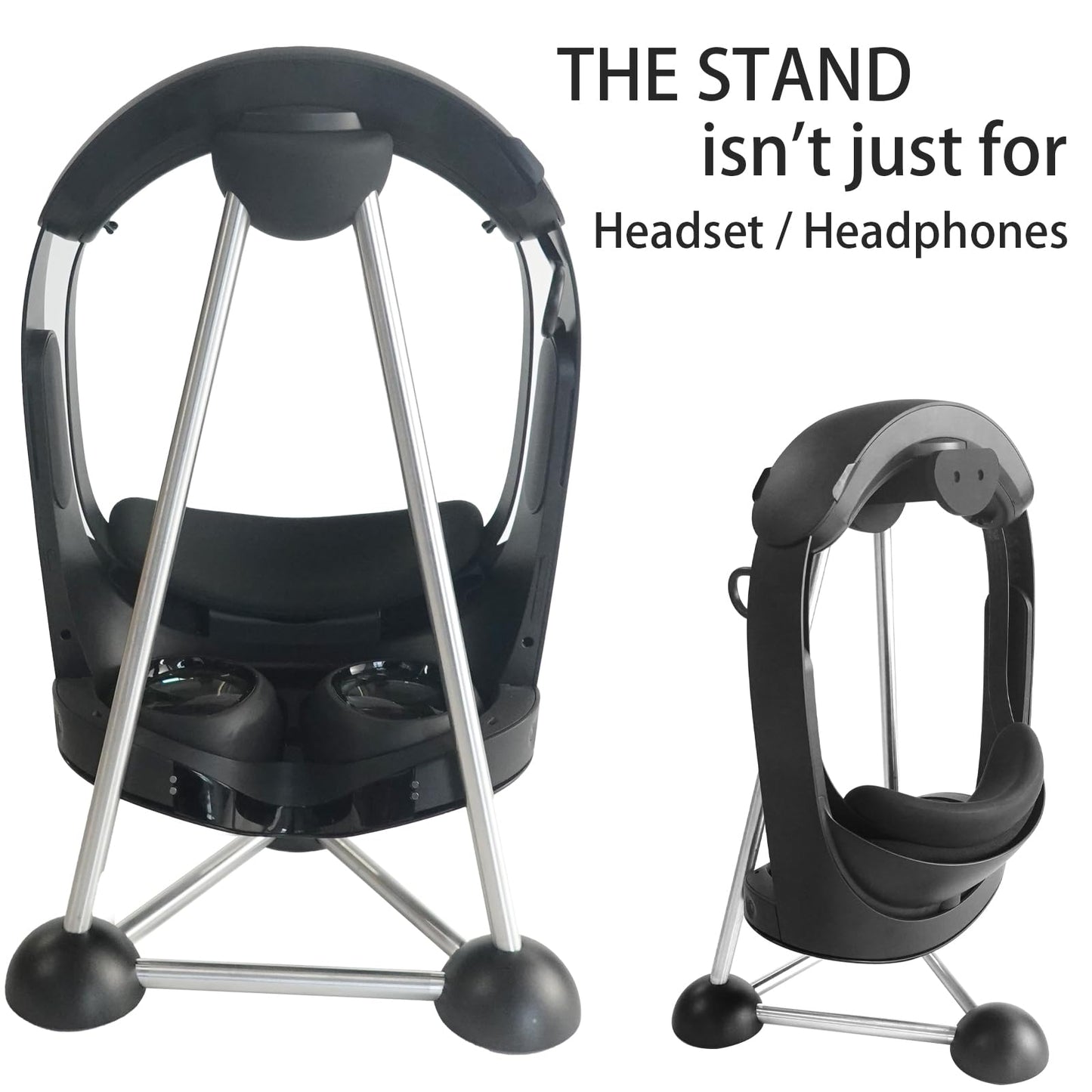 Headphone Stand, Desktop Headset Holder, Desk Earphone Stand, Gaming Headsets, for SteelSeries/Logitech/HyperX/Sony/Beats/Sennheiser/Anker/Xbox, and All Headphones.(Red) (Black)