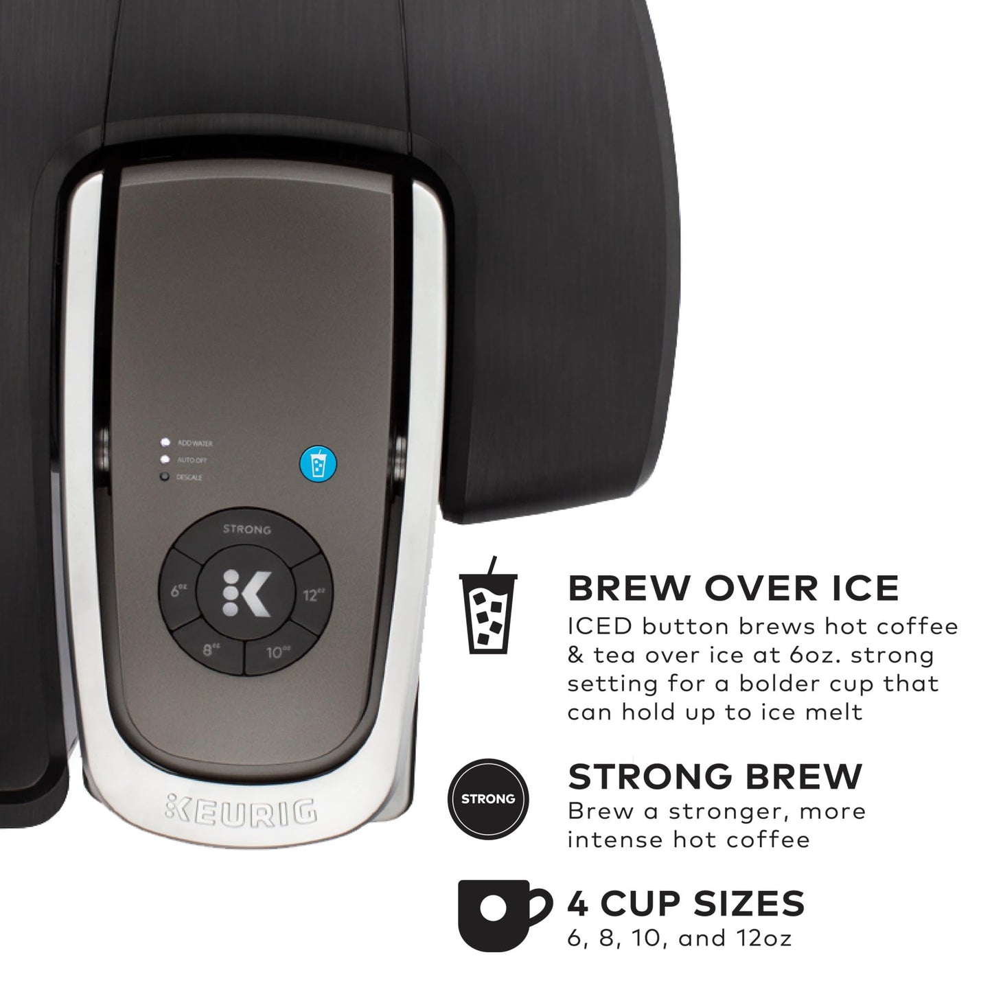 Keurig K-1550 Small Business Single Serve Coffee Maker, 96 oz Water Reservoir, Black