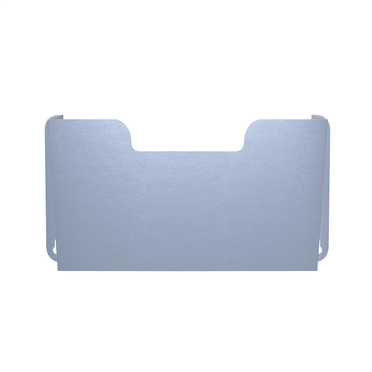 OSKIE DR POCKET RACK Wall-Mounted File Rack, Single Pocket, Metal Organizer for Letter-Sized Documents, Space-Saving Desktop Organizer, 14 x 2.5 x 7.5 inches (Grayblue)