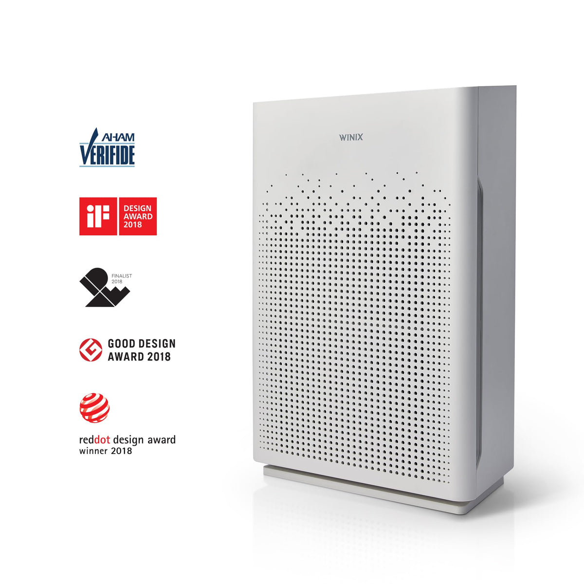 WINIX AM90 Air Purifier for Home Large Room Up to 1740 Ft² in 1 Hr With Air Quality Monitor, True HEPA, Carbon Filter and Auto Mode, Captures Pet Allergies, Smoke, Dust