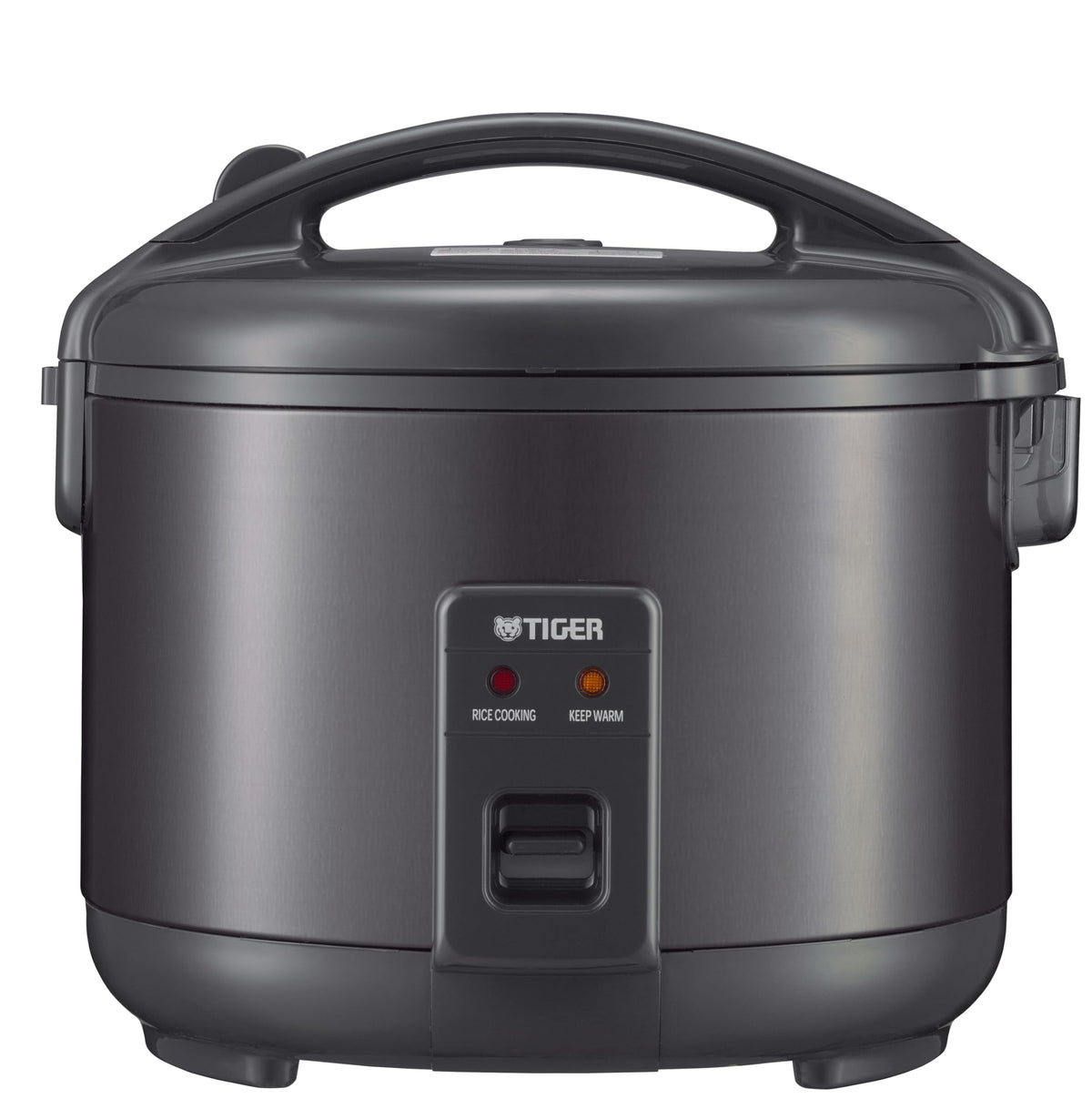 Tiger JNP-S15U-KY 8 Cup Capacity White Rice Cooker with Non-Stick Inner Pot, Retractable Power Cord, and Keep Warm up to 12 hours (Obsidian Black)