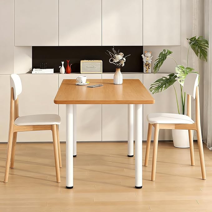 QLLY 30 inch Adjustable Metal Desk Legs, Heavy Duty Furniture Table Legs
