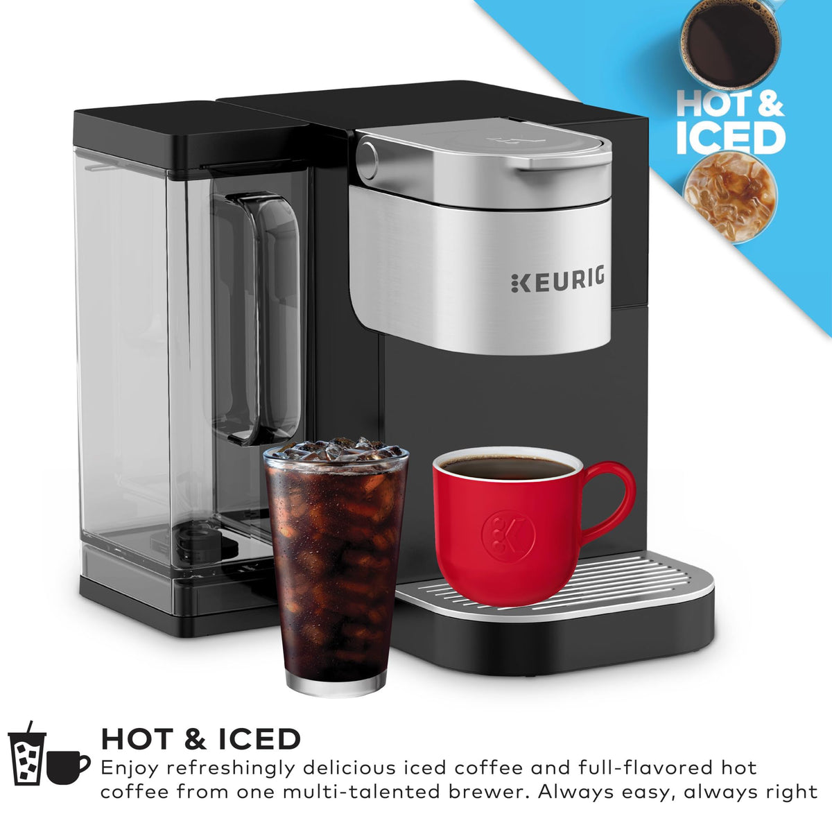Keurig K-2550 Medium Business Single Serve Coffee Maker, 110 oz Water Reservoir, Silver/Black
