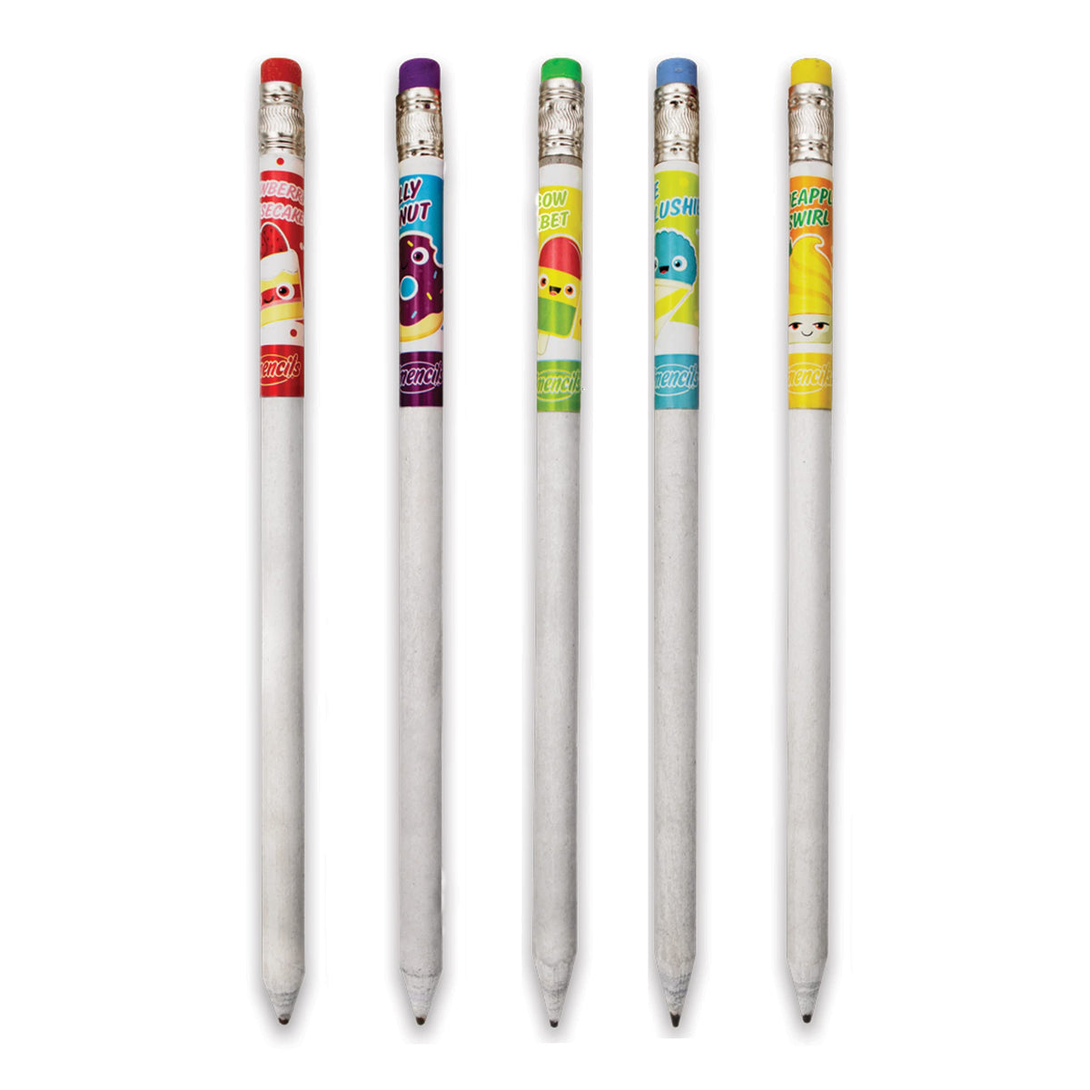 Graphite Smencils (2 Pack) - HB #2 Scented Pencils, 5 Count, Gifts for Kids, School Supplies, Classroom Rewards