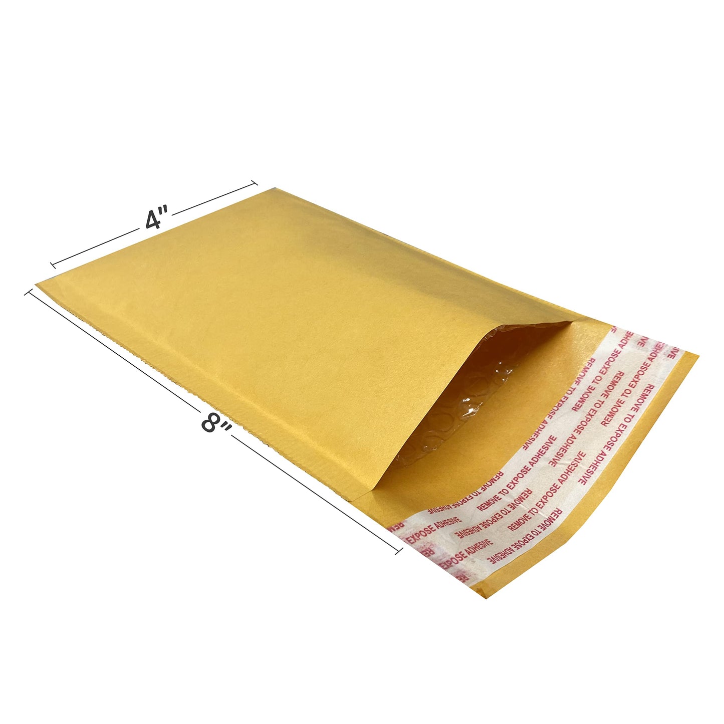 UBMOVE #000-4" x 8", Kraft Bubble Mailers, 500 Pack, Shipping Mailing Envelopes For Small Business, Mailing Padded Envelopes, Shipping Mailers With Bubble Interior Protection