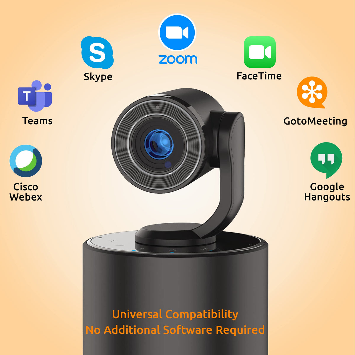 TOUCAN Conference HD Video Conference System, 1080P HD Camera, Speakerphone with 4 Microphones, Plug and Play USB Conference Camera for Zoom, Teams, Google Meet, Office and Home Office