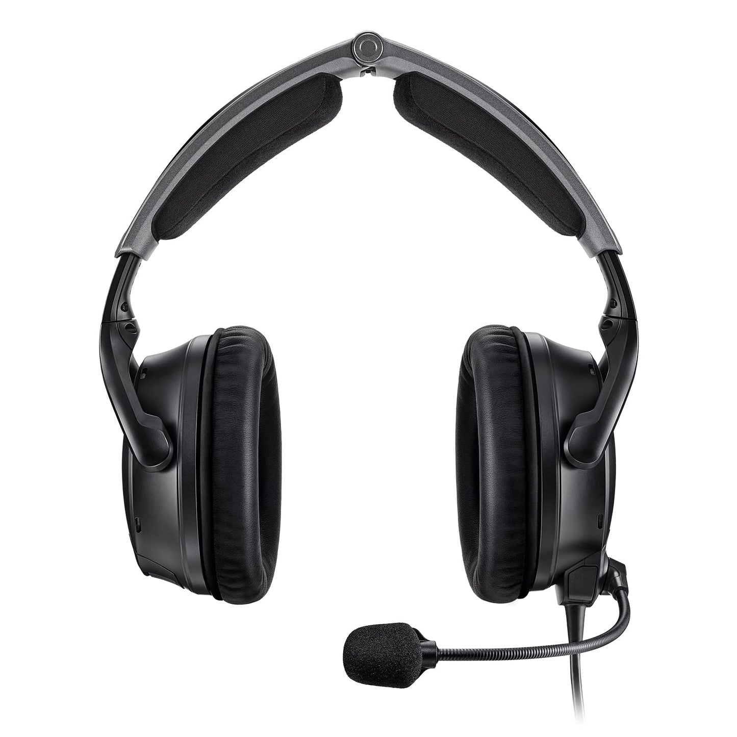 Bose A30 Bluetooth Aviation Headset - Lightweight Comfortable Design, Adjustable ANR and Noise Cancelling Microphone, [Dual Plug] – Black