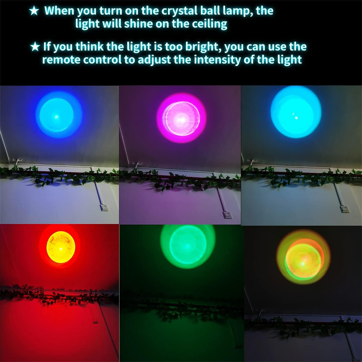 3D Crystal Ball Lamp, Upgraded 3.15 Inch Crystal Ball Night Light with 16 Colors LED Wooden Base, Remote Control, Gift Box Packaging, Home Decor Gift