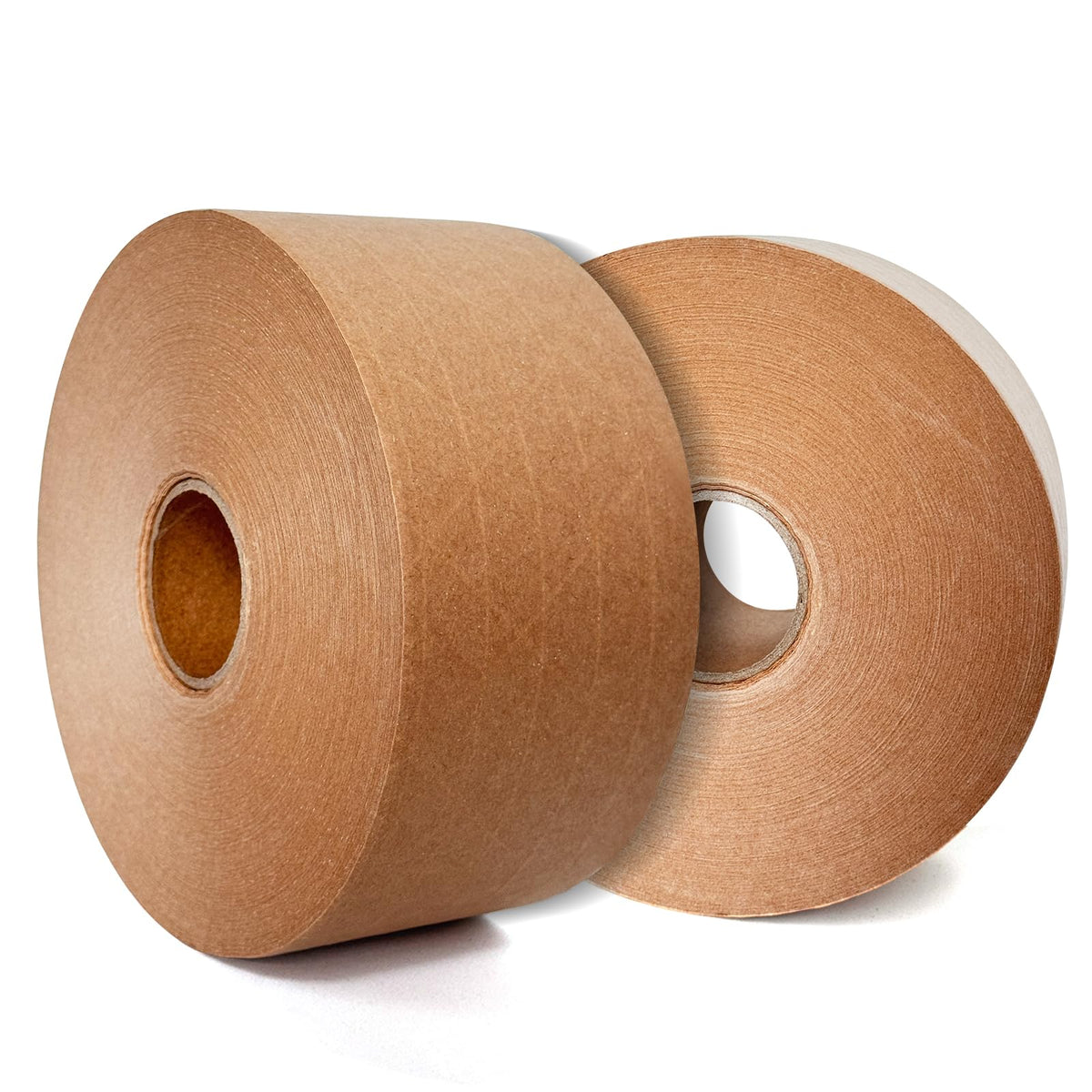 sanian Fiberglass Reinforced Water Activated Gummed Kraft Paper Tape, Each roll 2.75 inch x 380 ft, Total 760ft,for Heavy Duty Secure Packing 2-Pack