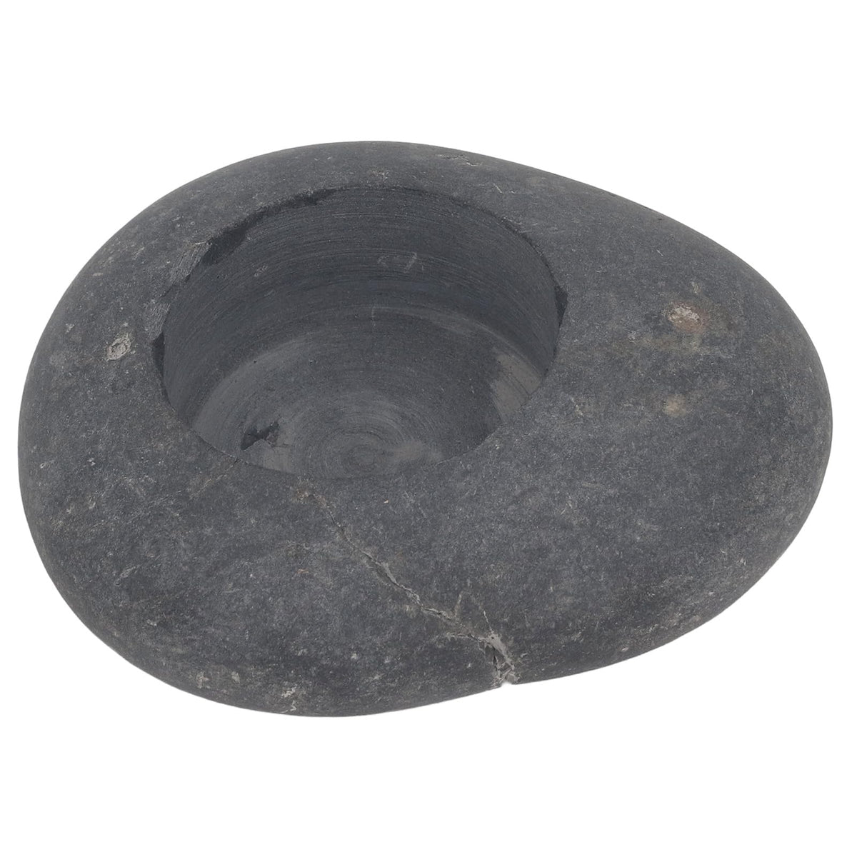 Handmade Stone Tealight Candle Holder, Sturdy and Compact Size Design Decorative Pebble Multifunctional and Lightweight Candle Holder for Wedding Home Decor