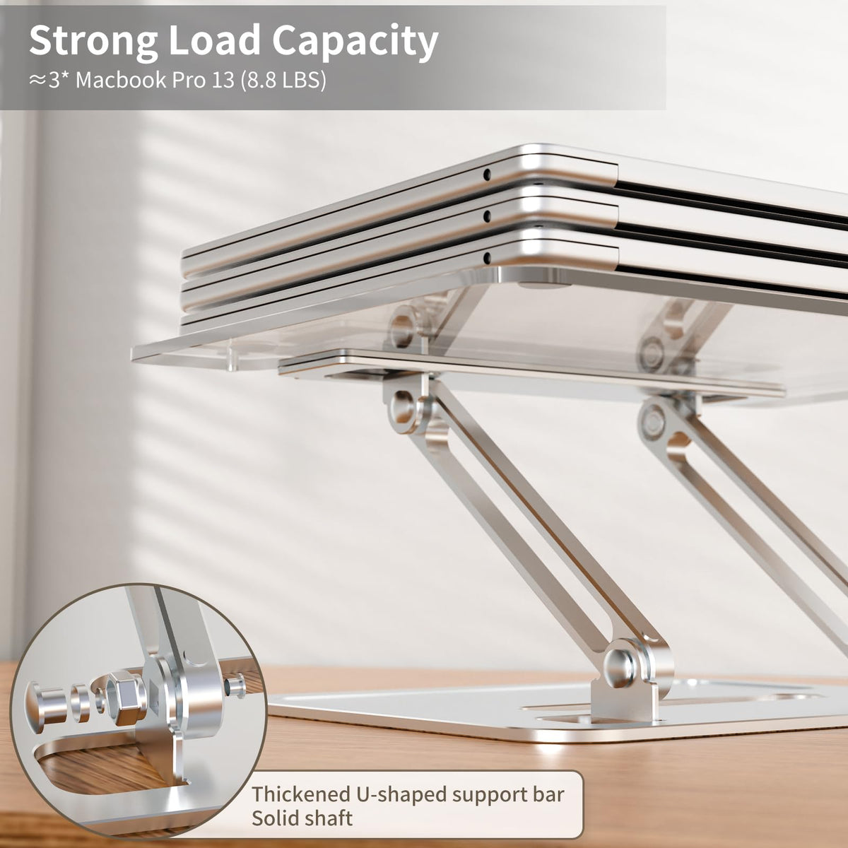 Premium Aesthetic Aluminum Acrylic Book Stand for Reading, Ergonomic Book Holders for Reading Hands Free, Portable Laptop Book Stand for Desk, Reading Stand for Textbook, Recipe, Music Sheets