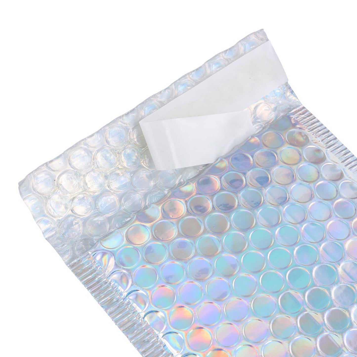 ZOENHOU 100 Pack 5x6 Inch Bubble Mailers Bulk, Bubble Mailer Poly Bags Padded Packaging Envelopes Silver Self Seal Envelope Mailers Waterproof Shockproof Foam Bag