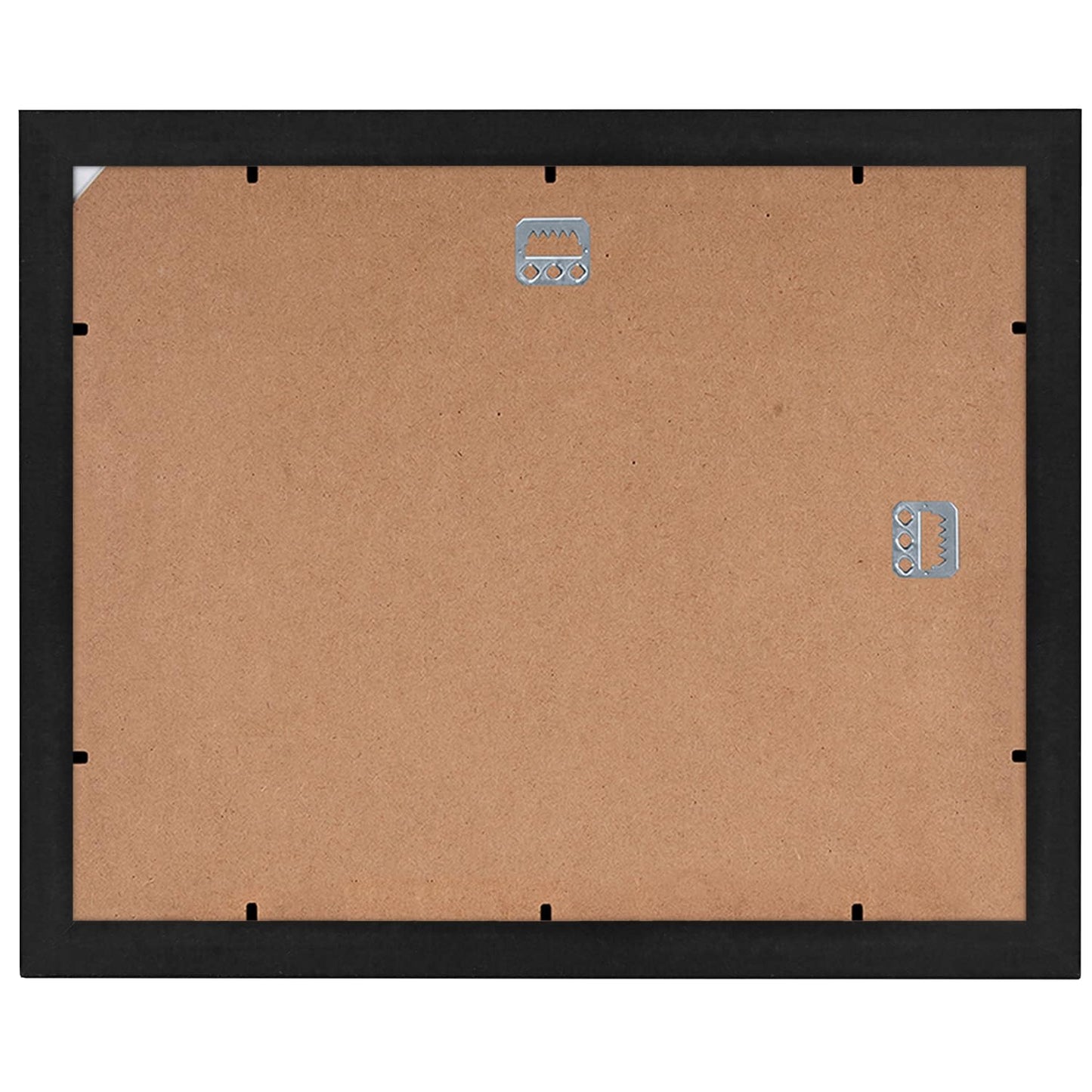 Americanflat 11x14 Diploma Frame with Shatter-Resistant Glass - Set of 2 - Use as 8.5x11 Frame with Mat or Display 11x14 Documents Without Mat - Certificate Frames with Engineered Wood - Black