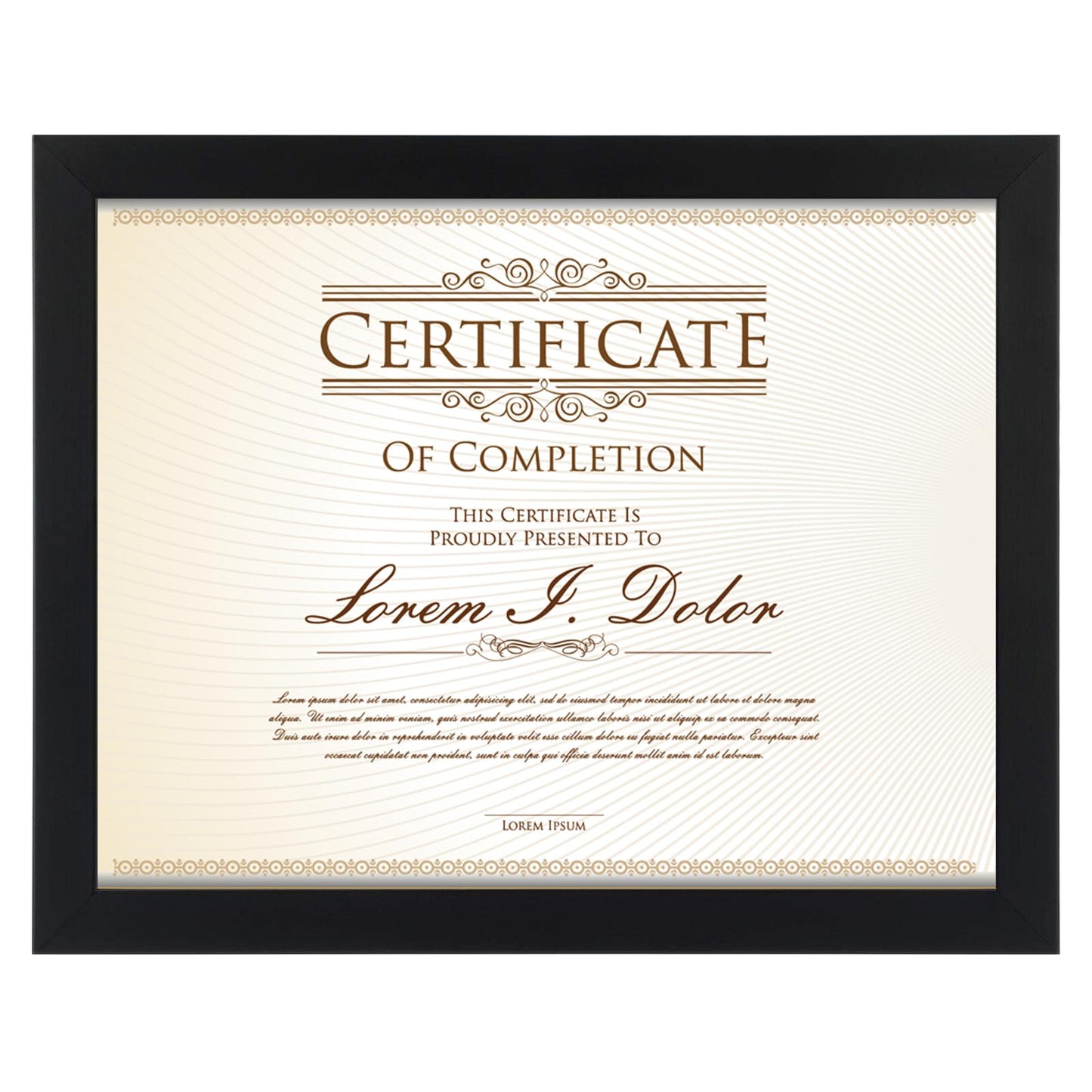 RUN HELIX 8.5x11 Picture Frame,Document Frame Certificate Frames Display Diplomas 8.5x11 Inch Standard Paper Frame with Stand Black Frame Wall and Tabletop Display