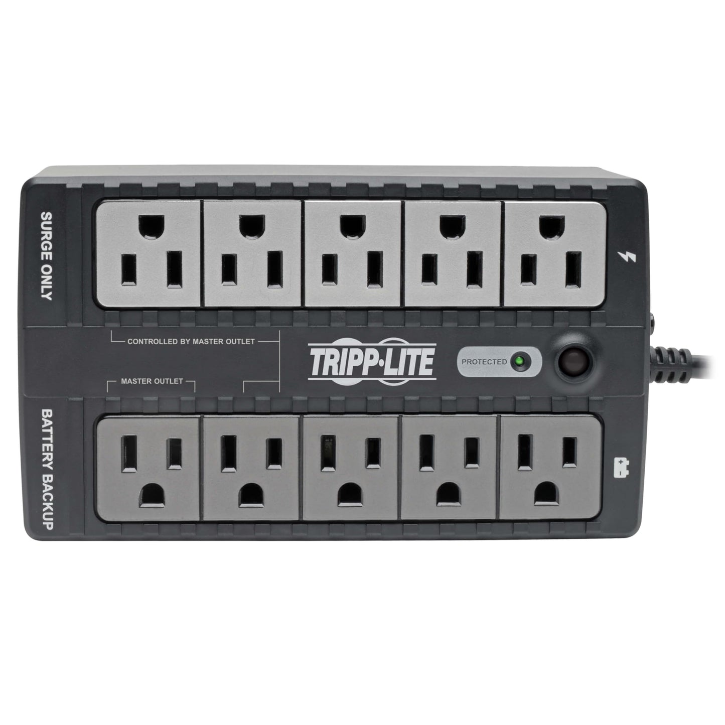 Tripp Lite 550VA UPS Battery Backup Surge Protector Efficient Energy-Star Certified, AVR, 8-Outlet Uninterruptible Power Supply, Dataline Protection, 3-Year Warranty & $100,000 Insurance (ECO550UPS)