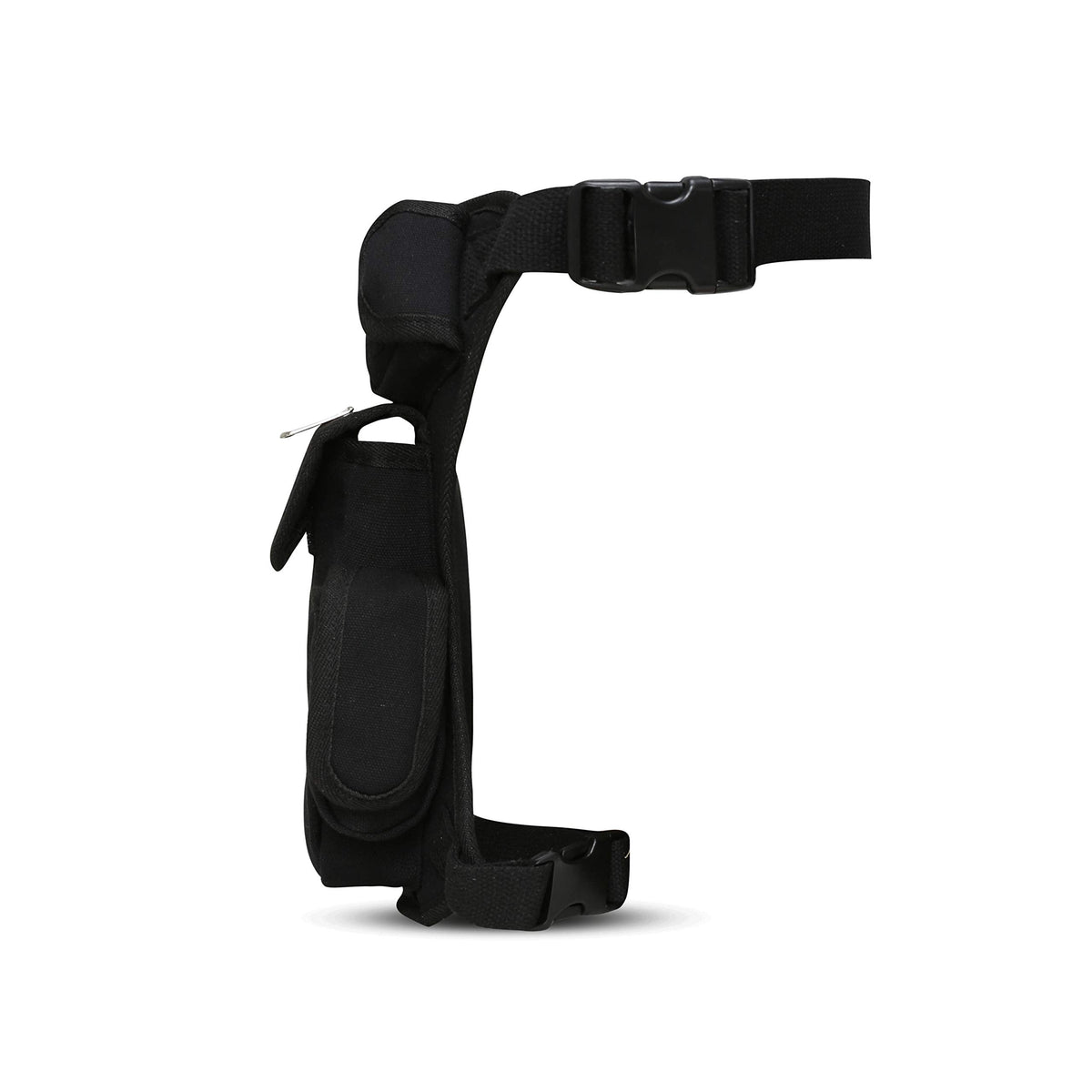 SEALINF Canvas Waist Bag Fanny Pack Racing Drop Leg Outdoor Bag (Black)