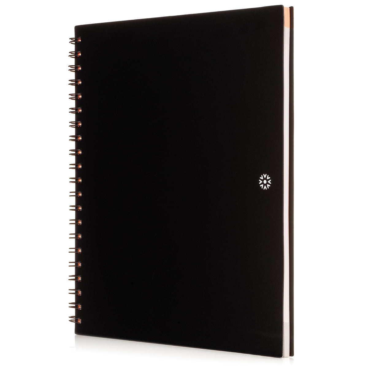 Notsu Undated Daily Planner Notebook | Minimalist Productivity Planner with To Do List, Agenda, Dot Grid, Lined, Notes sections. 160 Pages, Thick Paper 120 gsm, 8.5 x 11 inches, Black