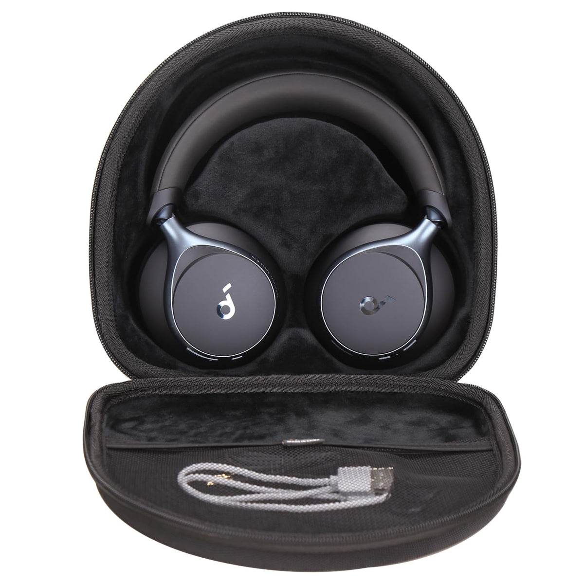 Aproca Case Compatible with Anker Soundcore Space One Active Noise Cancelling Headphones, Portable Hard Storage Bag for Accessories (Case Only)