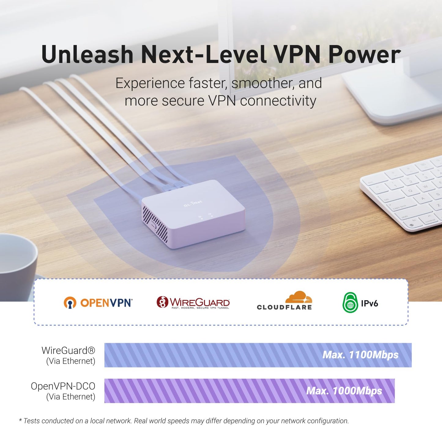 GL.iNet MT5000 (Brume 3) High-Speed Wired VPN Security Gateway for Home Office and Remote Work – Up to 1100 Mbps, 3× 2.5G Multi-WAN, DPI Security, VPN Obfuscation, OpenWrt, NO Wi-Fi