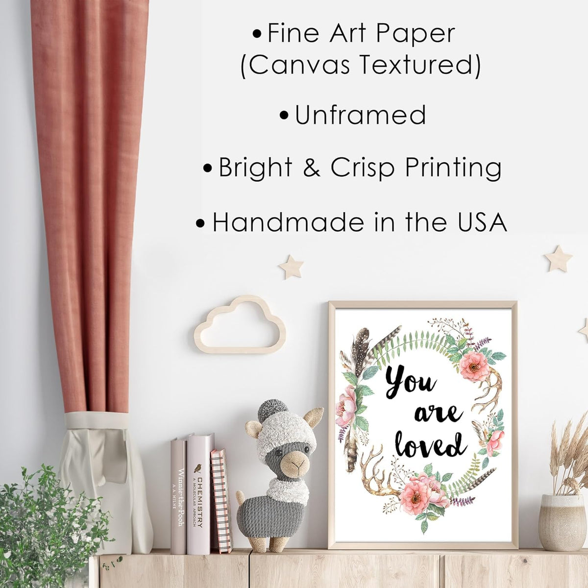 DREAM BIG PRINTABLES Just Breathe Wall Art Prints - Set of 2 - Unframed - 8x10 - Inspirational & Motivational Office Wall Decor - Perfect for Home, Office, or Classroom