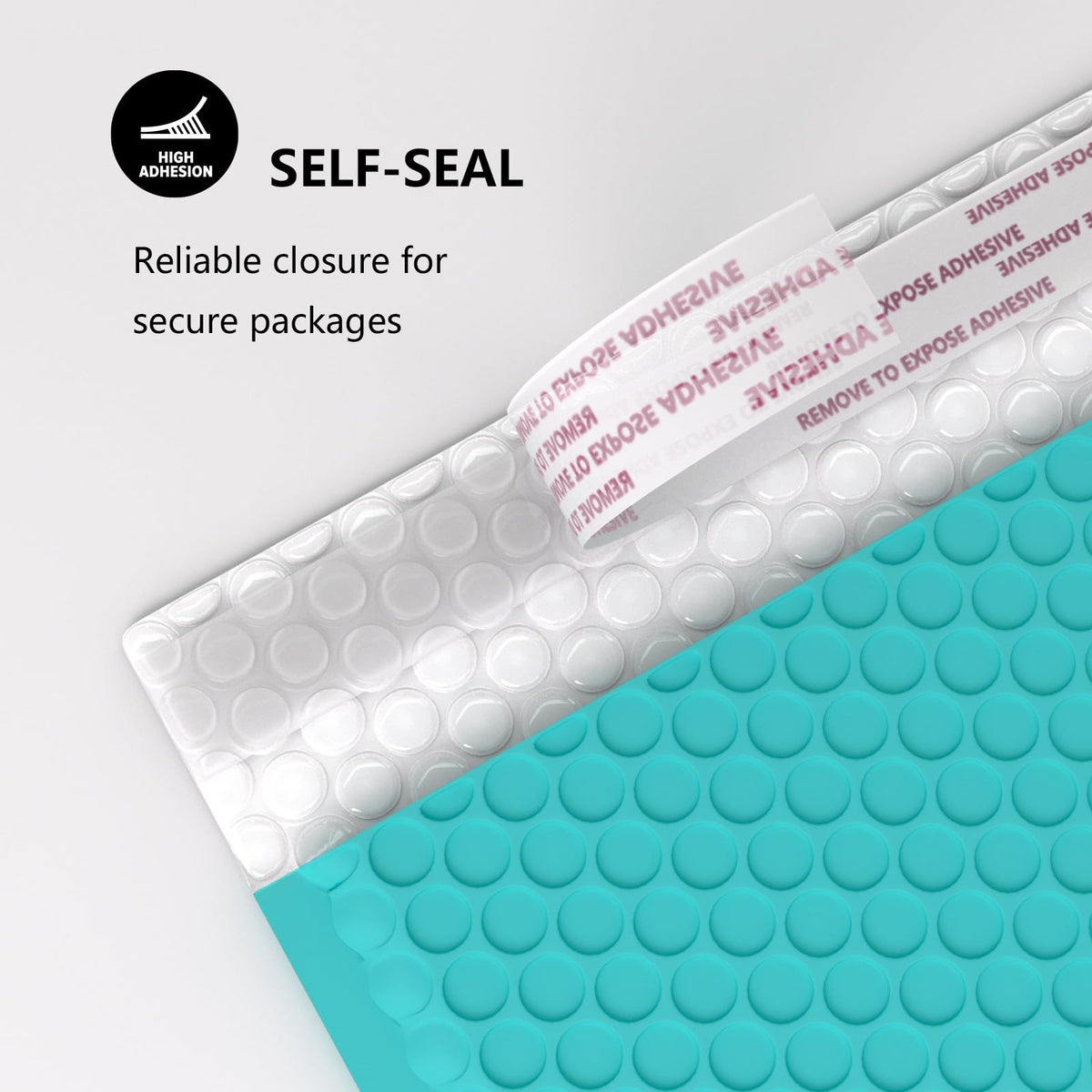 8.5 x 11 Inch Bubble Mailer 40 Pack, Waterproof Padded Envelopes with Strong Self-Seal Adhesive, Cushioning Shipping Bags with Bright Color for Small Business - Minty Blue