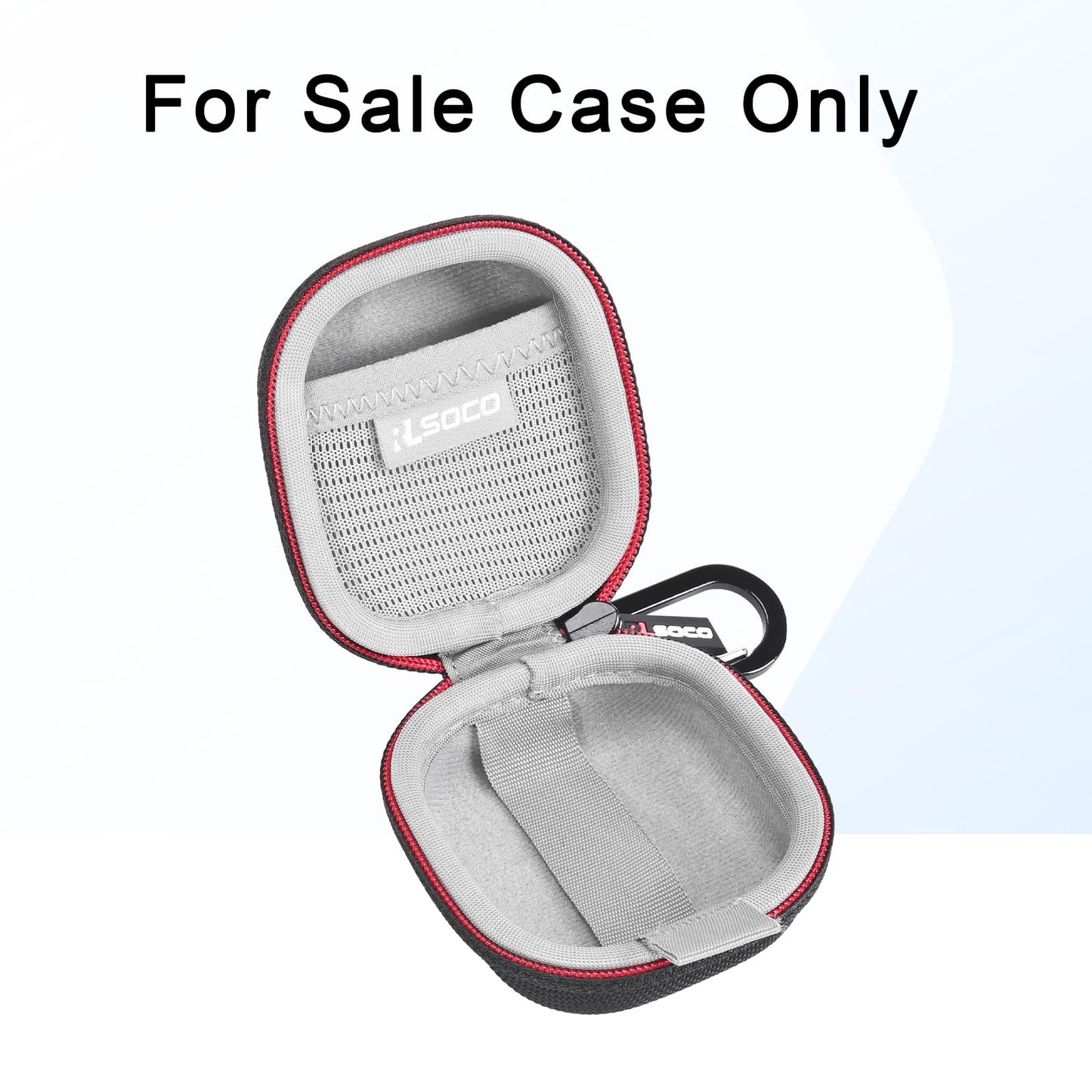 RLSOCO Hard Case for Bowers & Wilkins Pi8 Wireless Earbuds | Shockproof, Dustproof, Water-Resistant Storage Pouch, with Sturdy Metal Hook (Case Only)