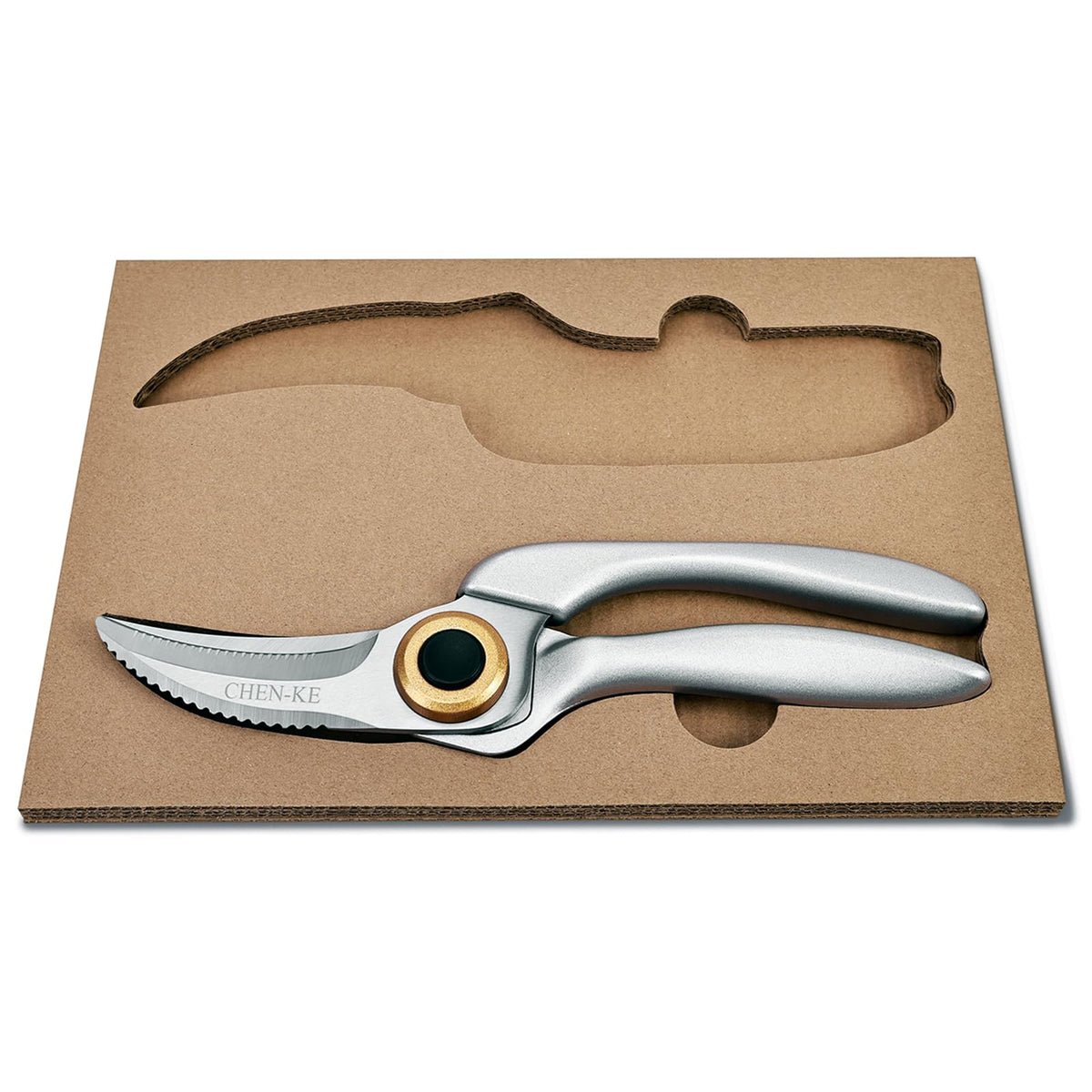 Multifunctional, Heavy-Duty, Large Kitchen Scissors with Non-Slip Handle and Auto Unlock Feature – Ideal for Cutting Meat, Poultry, Roasts, Turkey, and Fish – Essential Everyday Kitchen Tool.