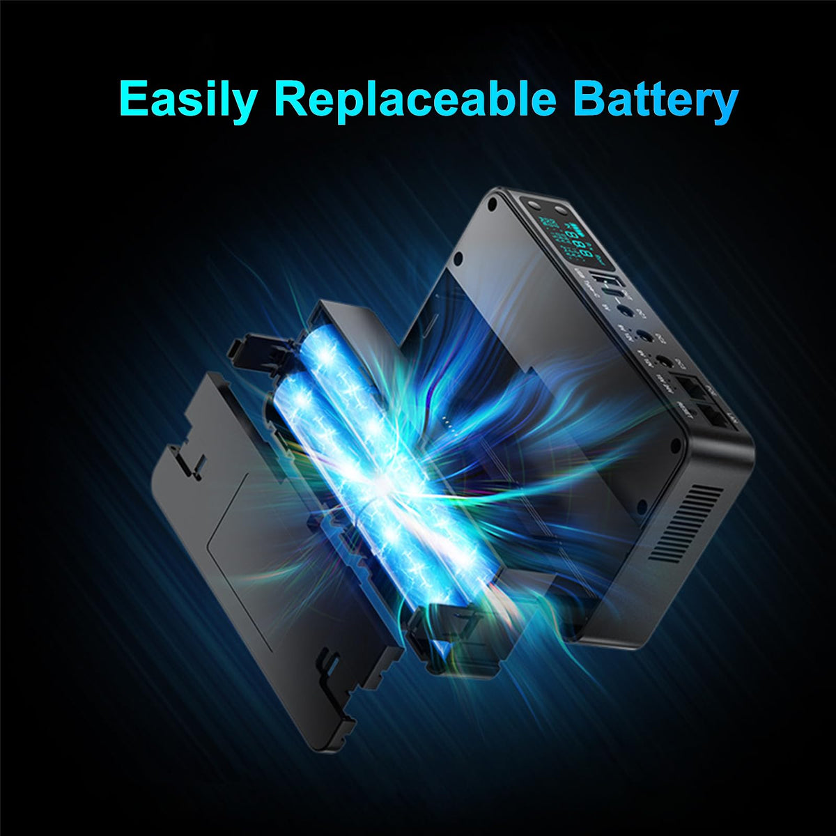 Yuuki Power Battery Backup for Router CCTV 18000mAh(56Wh) 12V⎓2A DC UPS 9V⎓2A, Mini UPS USB 5V/3.6A