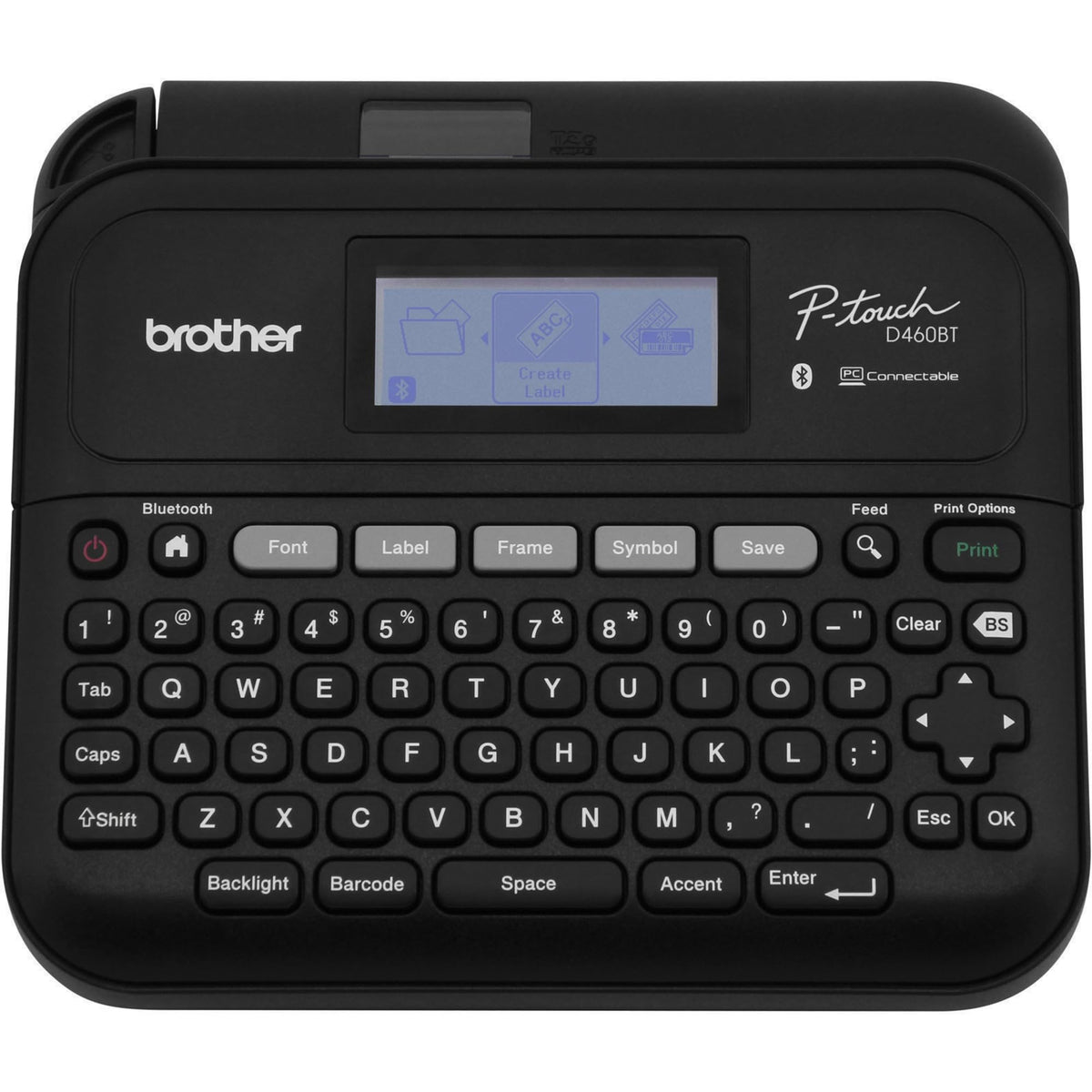 Brother P-Touch PT-D460BT Business Expert Connected Label Maker | Connect and Create via Bluetooth® on TZe Label Tapes up to ~3/4 inch, White