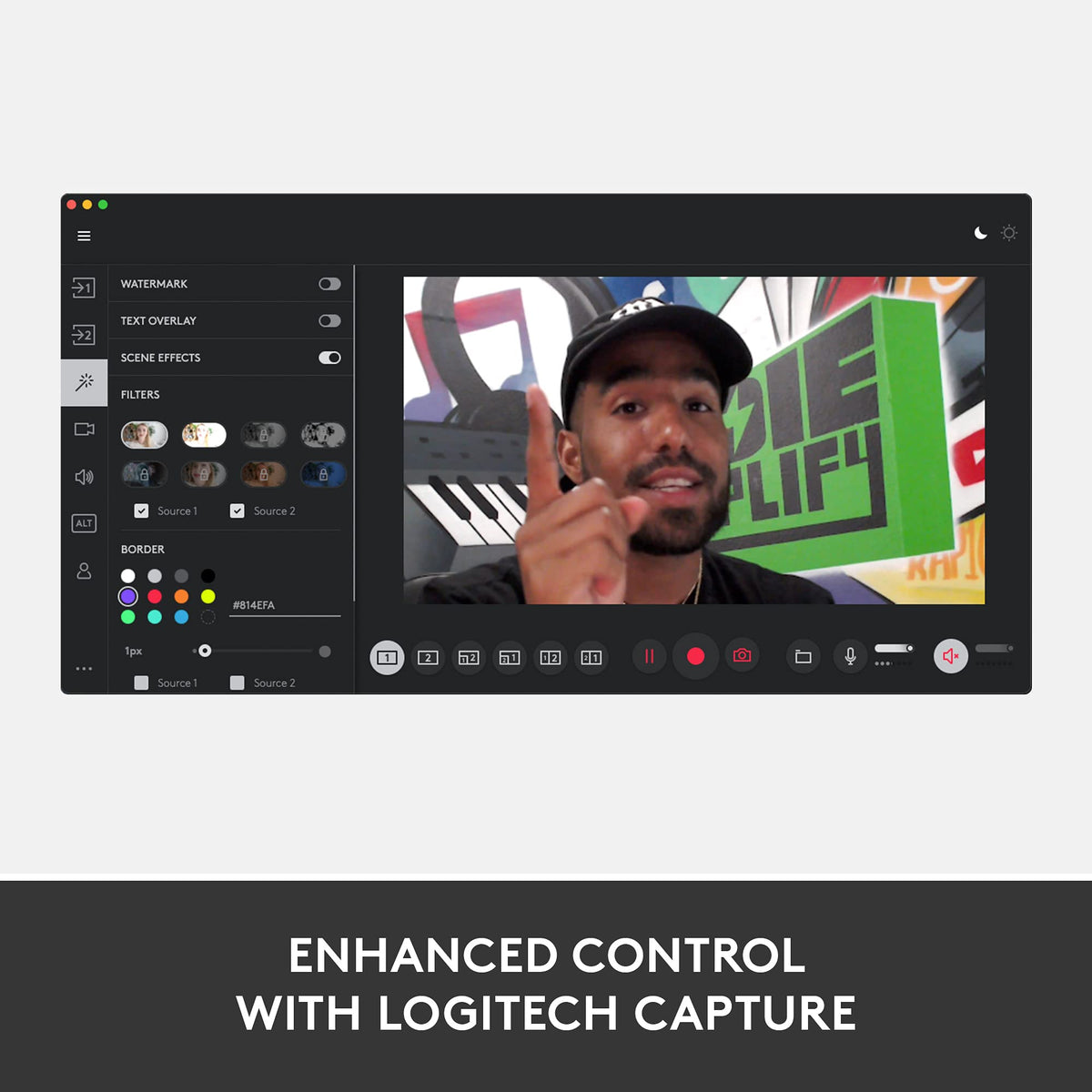 Logitech StreamCam Premium Webcam for Streaming and Content Creation, Full HD 1080p 60 fps, Works with Microsoft Teams, Google Meet, Zoom, Nintendo Switch 2’s new GameChat mode, for PC/Mac – Graphite