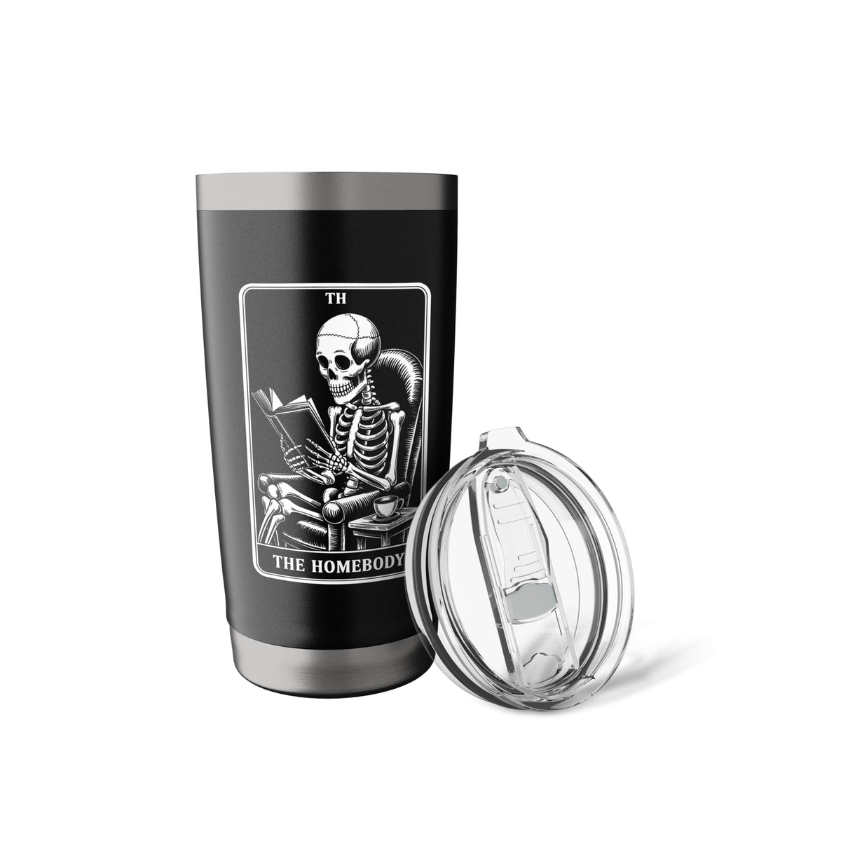 Indoorsy The Homebody Tarot Card Reading Introvert Stainless Steel Insulated Tumbler