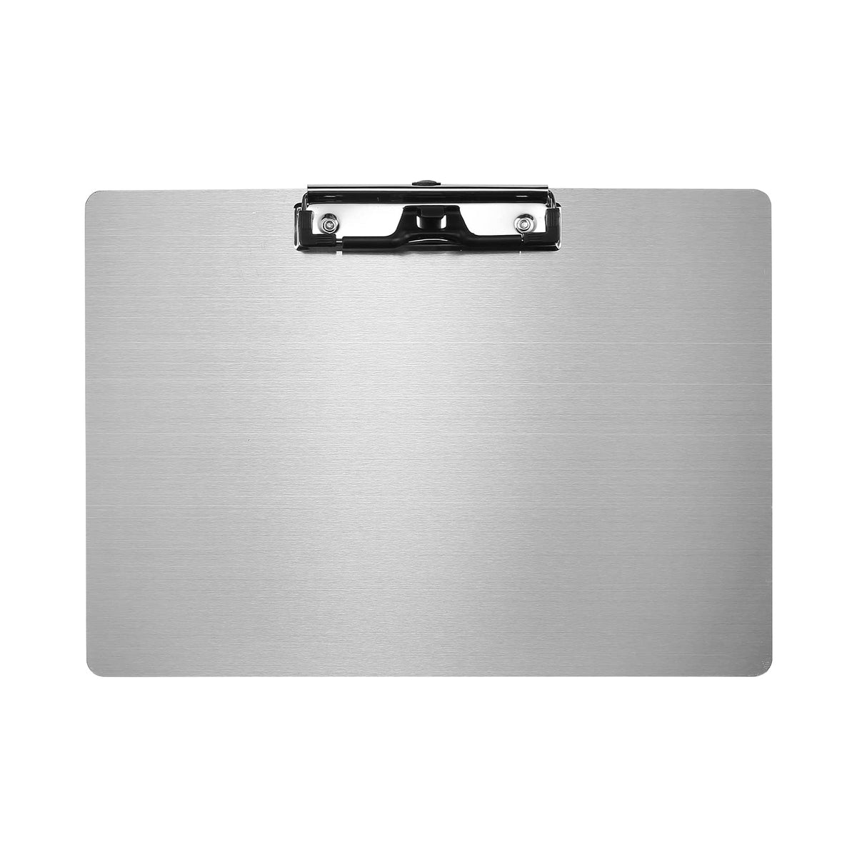 Metal Clipboard with Pen Holder,Letter/A4 Size (8.5x11) Horizontal 304 Stainless Steel Clipboards,Landscape Clip Boards for Office School Supplies(Not to be adsorbed by Magnets)